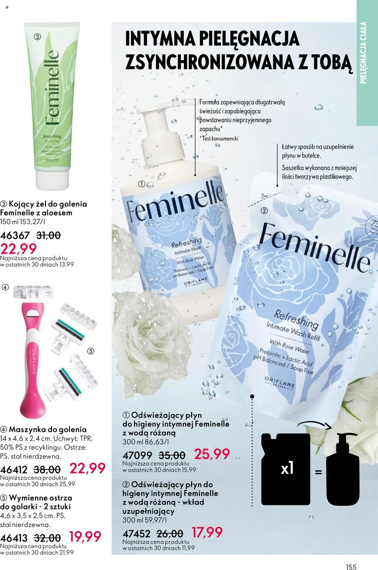Oriflame Black Friday od 12.11.2025 | Strona: 155 | Produkty: Maszynka do golenia, Woda