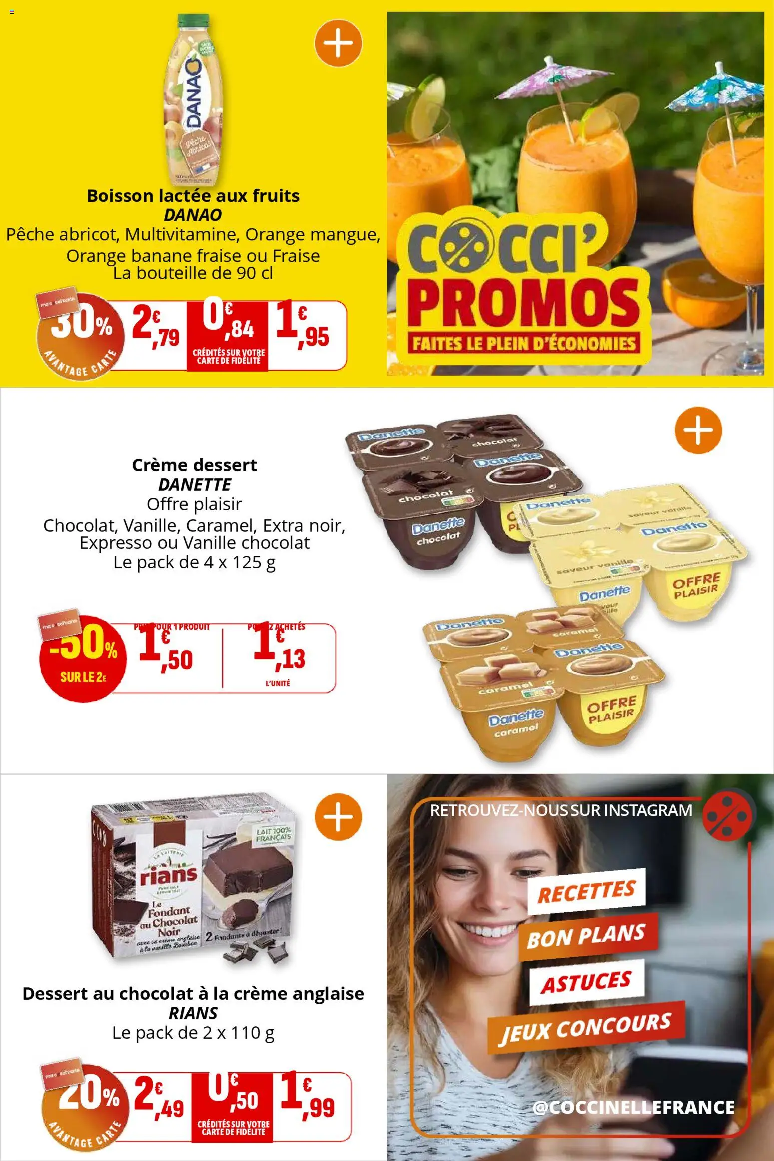 {H1} | Page: 16 | Produits: Abricot, Fraise, Orange, Lait