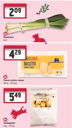 Bussel prei, Stuk - Voorbeeld van een folder van Delhaize, geldig van 18.12.2025 | Pagina: 46 | Producten: Prei