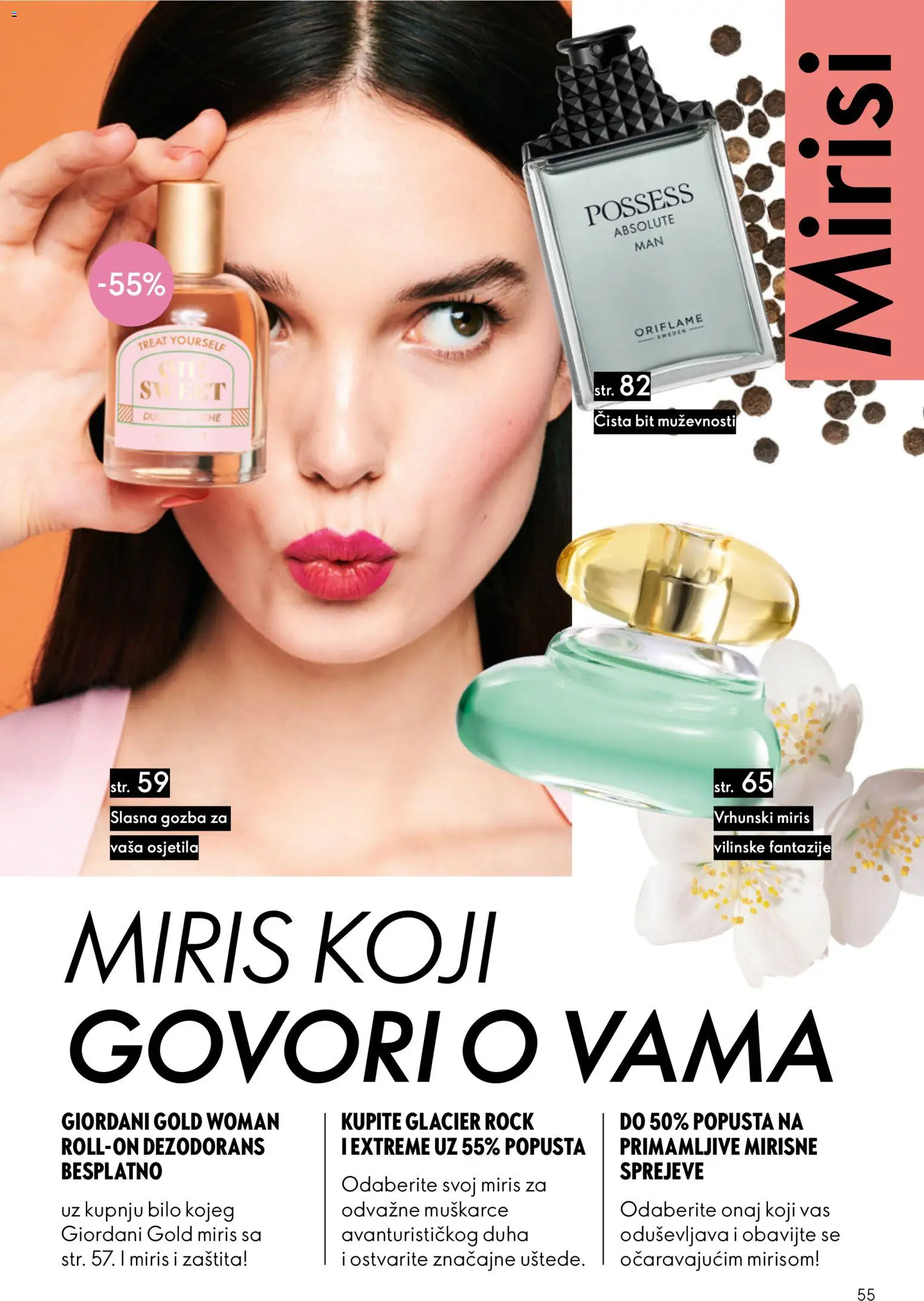 Oriflame katalog | vrijedi od 31.12.2025 | Stranica: 55 | Proizvodi: Miris, Dezodorans