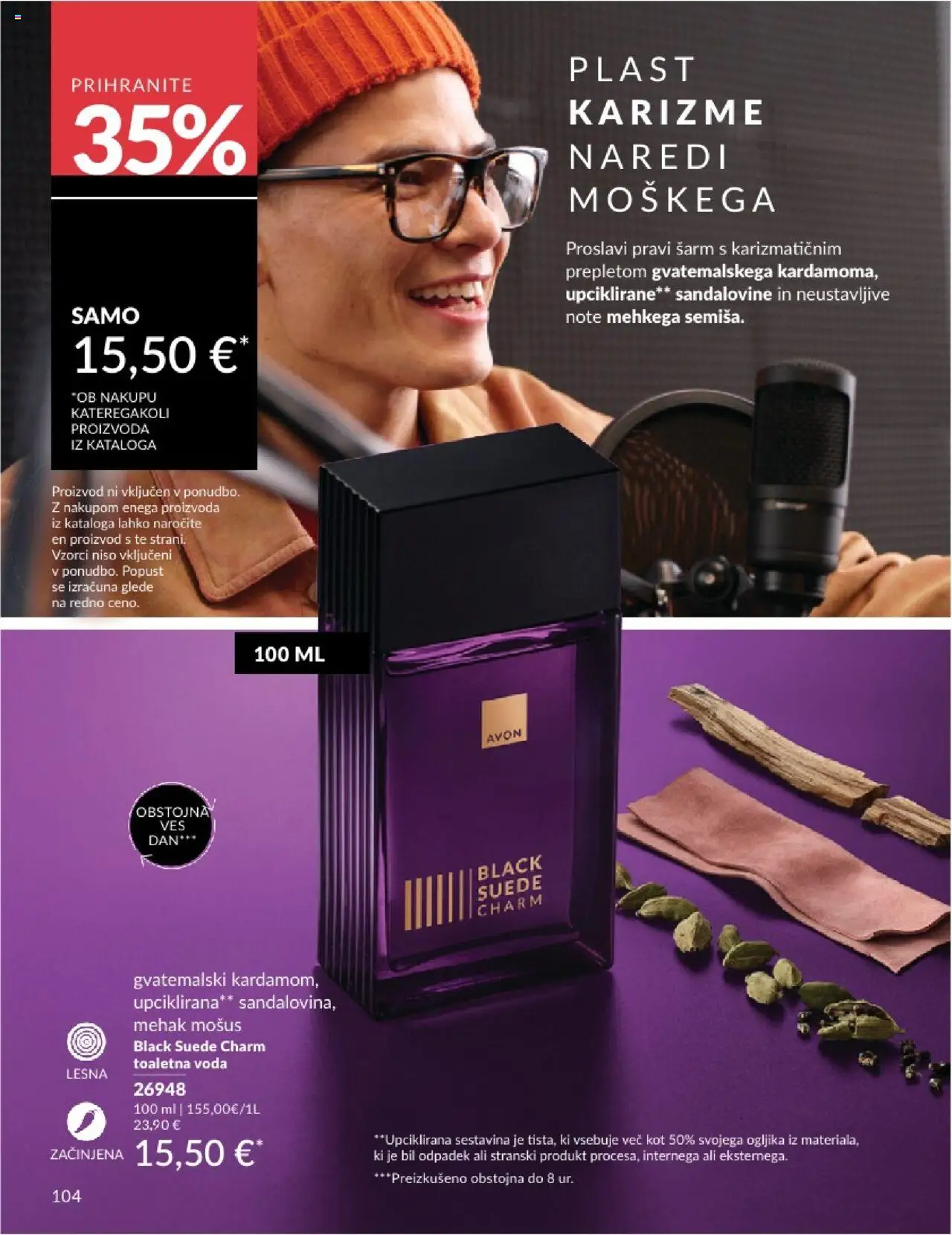 Avon katalog │ velja od 31.07.2025 | Stran: 104 | Izdelki: Voda, Toaletna voda