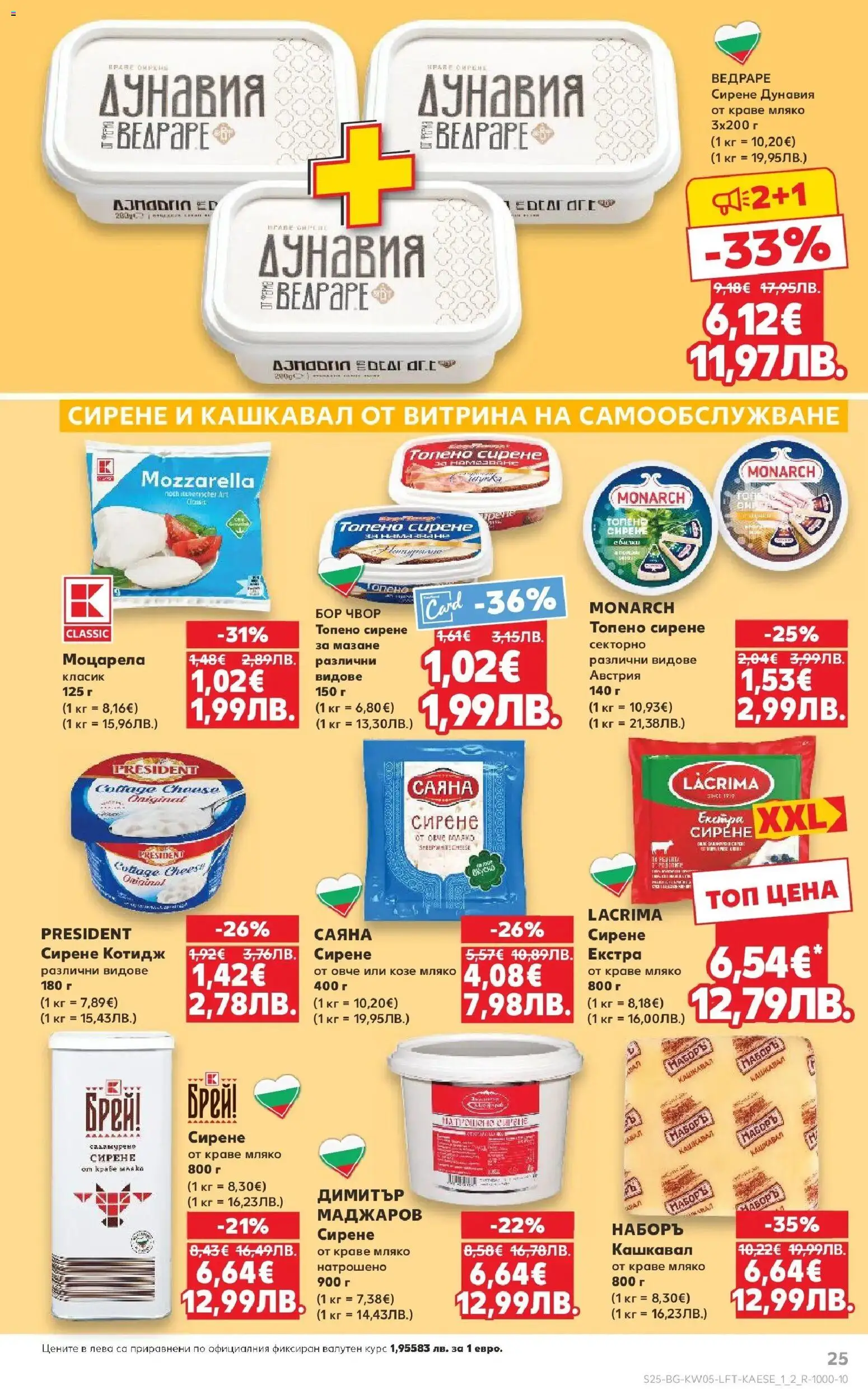 {H1} | Страница: 25 | Продукти: Овче, Краве, Мляко, Кашкавал