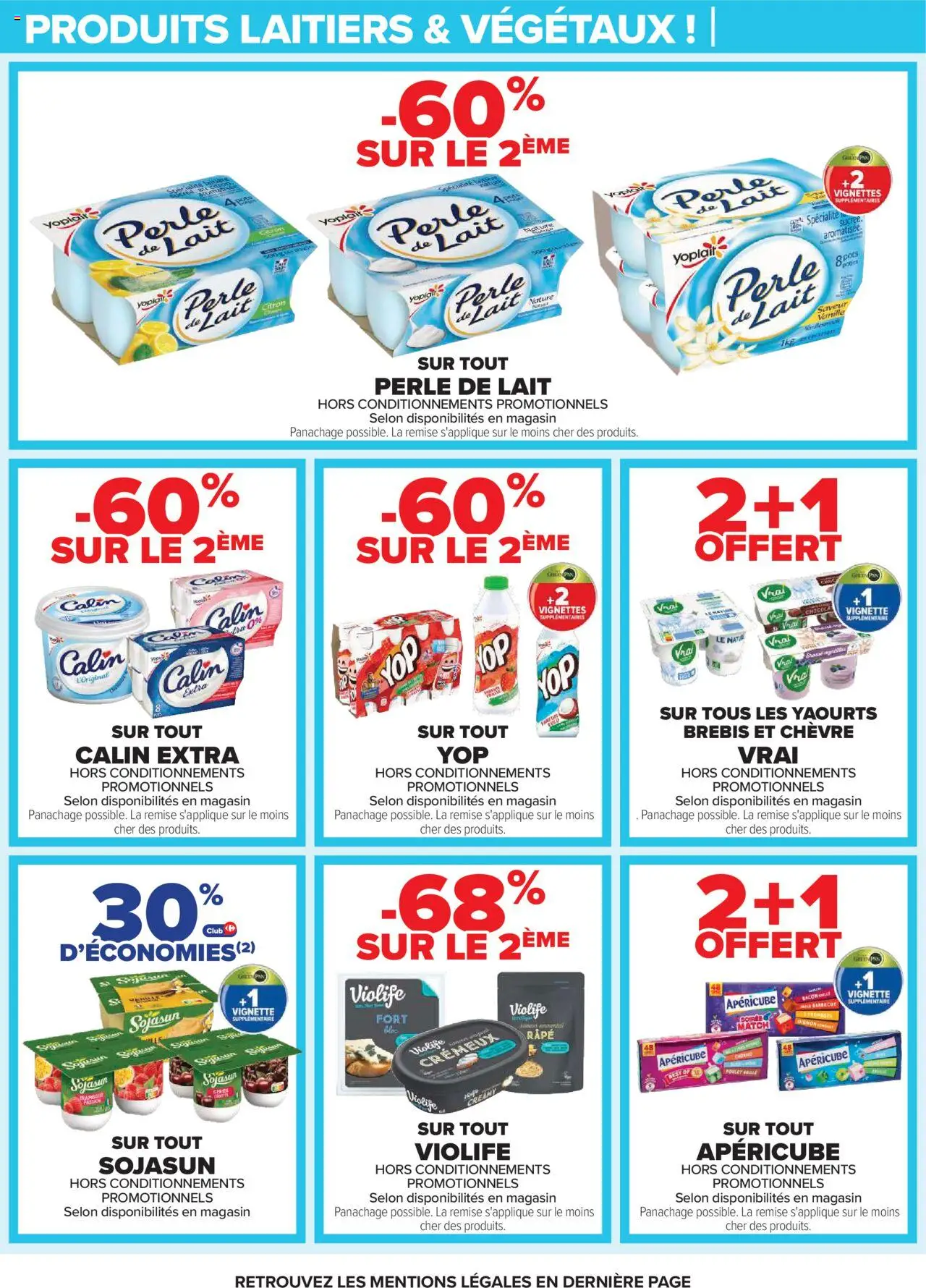  | Page: 18 | Produits: Yaourts, Citron, Barbecue, Lait