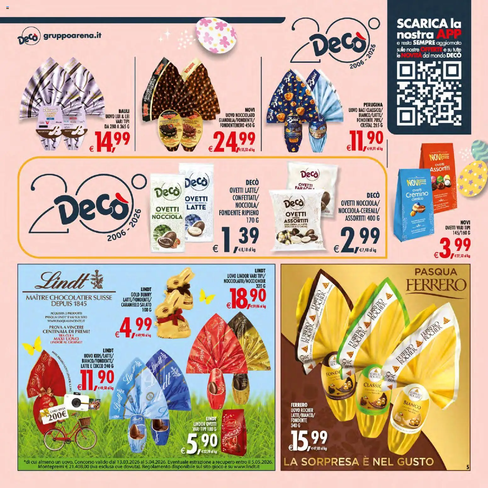 Volantino Decò del 27.03.2026 | Pagina: 5 | Prodotti: Latte, Cocco, Gioco, Cacao