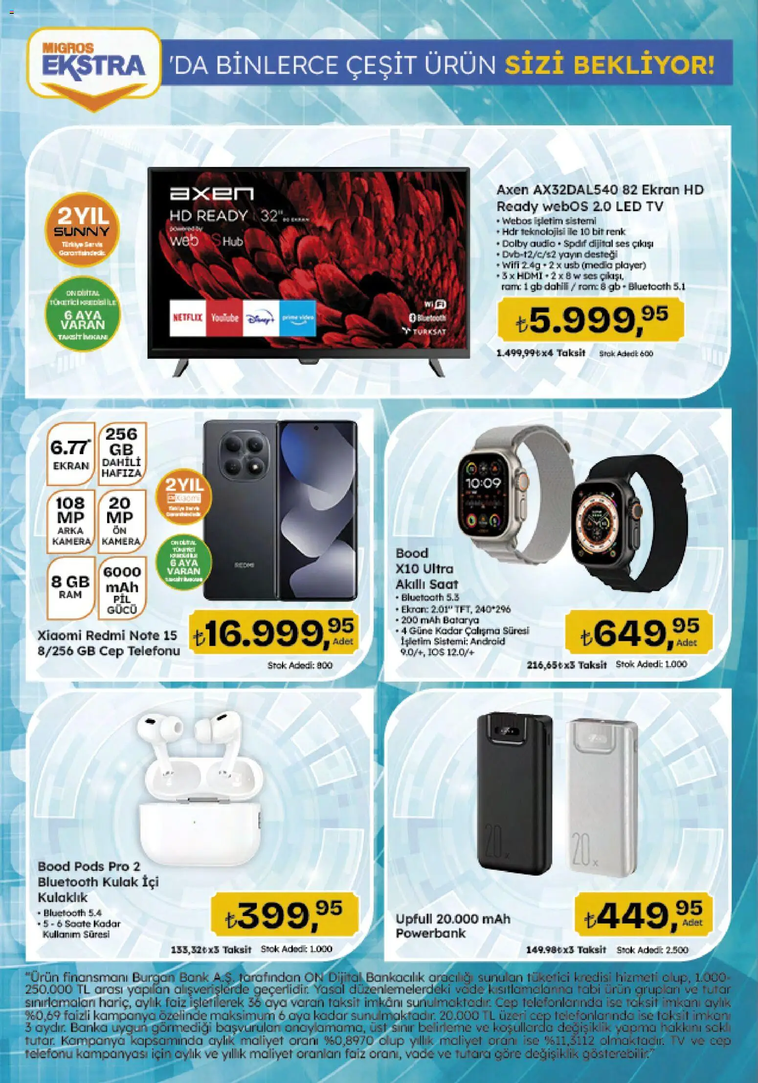 Migros Katalog - 5M Migroskop Dijital - 05.02.2026 tarihinden itibaren geçerlidir | Sayfa: 123 | Ürünler: TV, Kulaklık, Kamera, USB