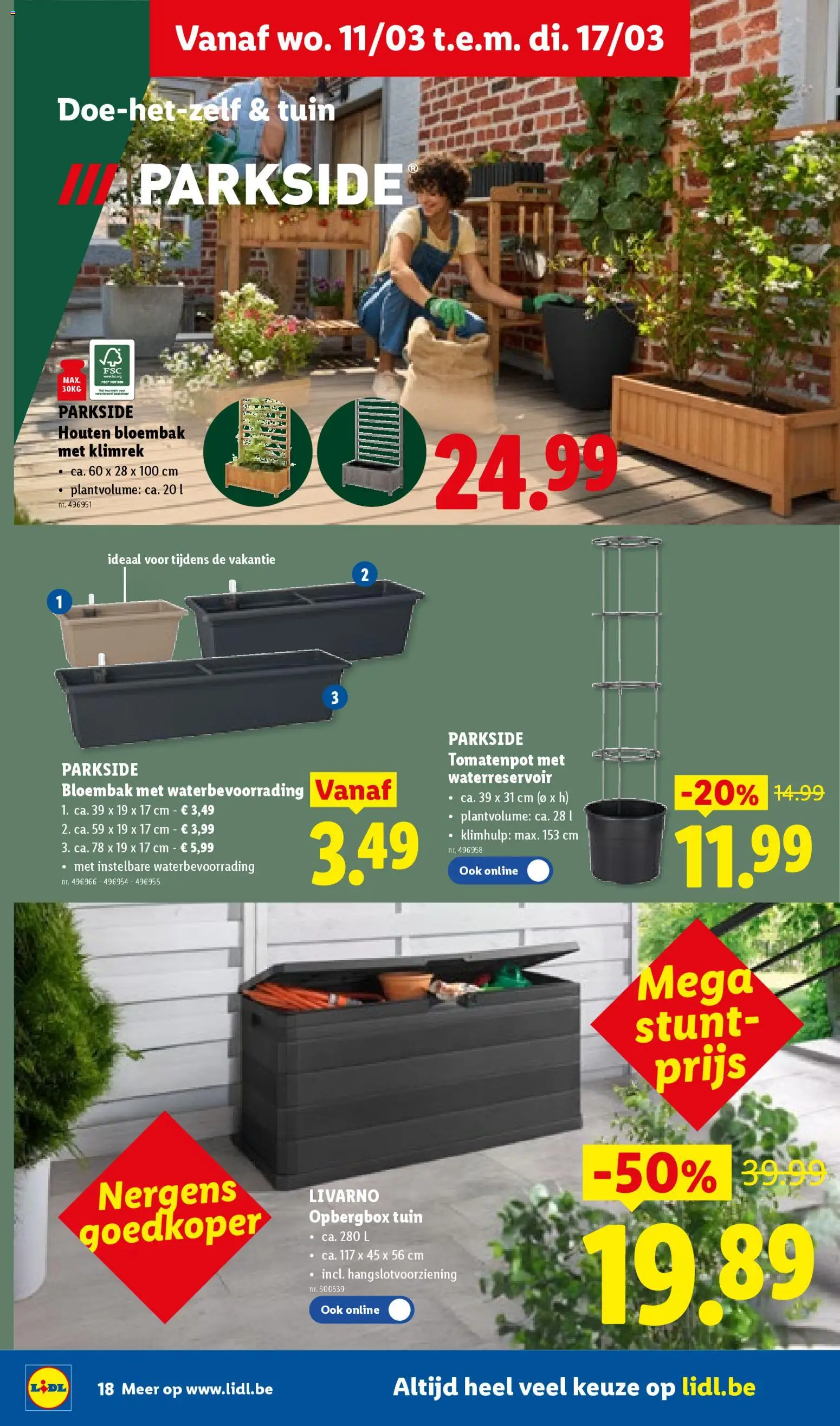 {H1} | Pagina: 18 | Producten: Box, Pot