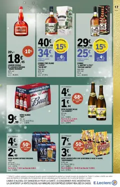 E.Leclerc - Prévisualisation de BIÈRE AROMATISÉE À UN SPIRITUEUX À BASE D'AGAVE "DESPERADOS", Bière aromatisée à un spiritueux à base d'agave, 5,9% vol., 6 x 33 cl (1,98 L). valide à partir de 02.12.2025 | Page: 17