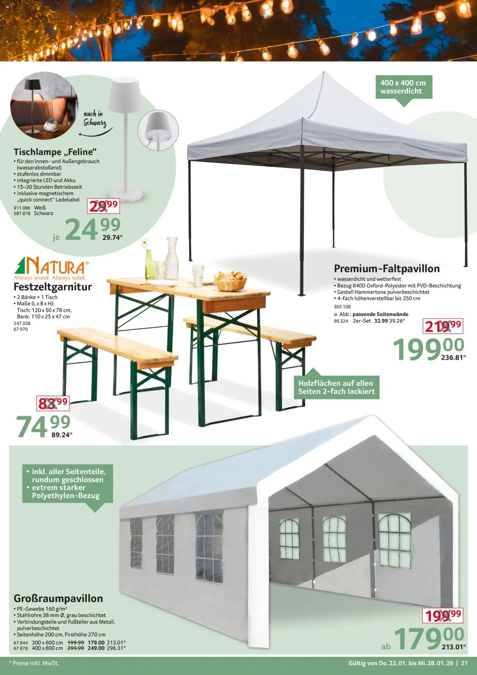 Selgros  Non Food – gültig ab 22.01.2026 | Seite: 21 | Produkte: Tisch, Ladekabel