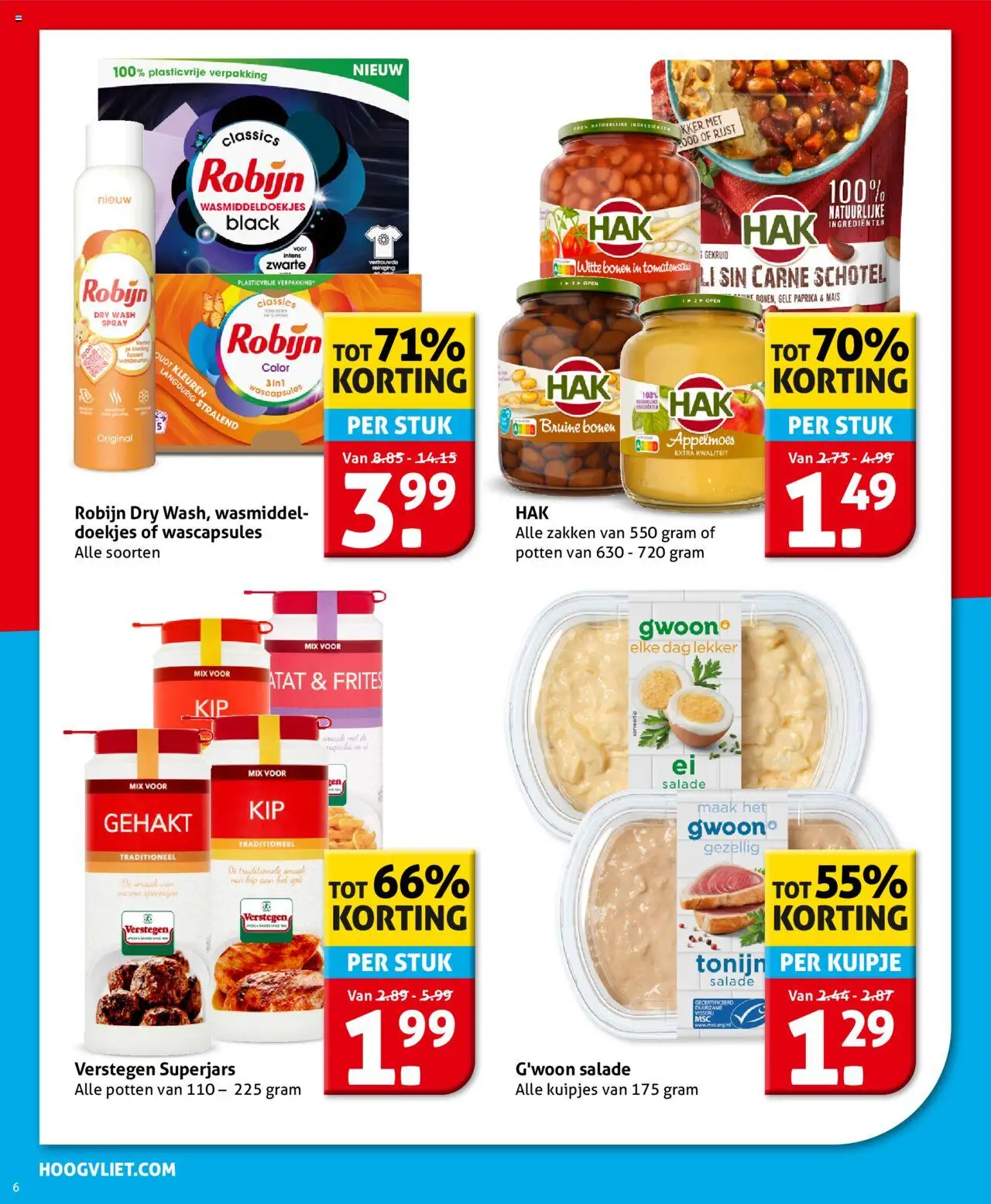  | Pagina: 6 | Producten: Gehakt, Salade, Tonijn, Citrompótló tabletta