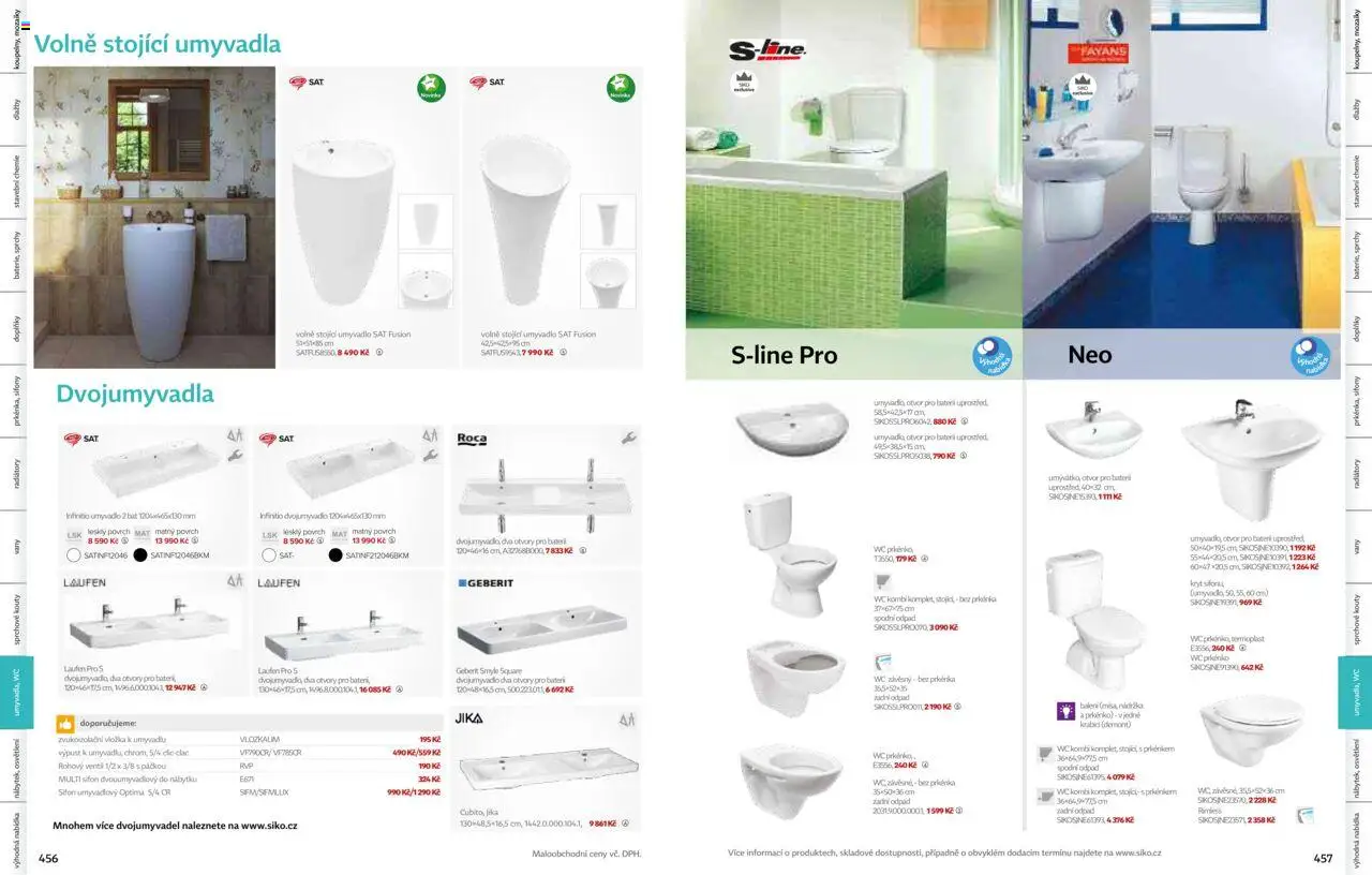 Siko koupelny katalog Koupelny 2025/2026 od 14.10.2025 | Strana: 231 | Produkty: Umyvadlo, Wc, Prkénko