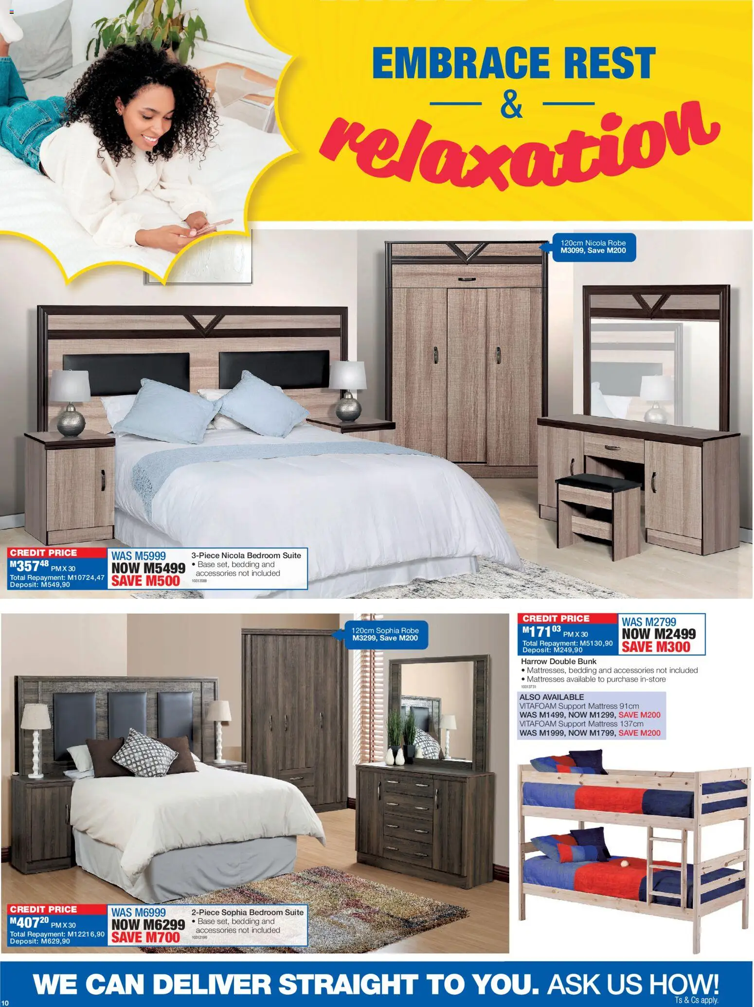 New OK Furniture catalogue – valid from 19.01.2026 | Page: 10 | Products: Mattress, Double bunk