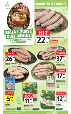 Pogląd oferty "Intermarche gazetka" - ważna od 31.03.2026 | Strona: 14 | Produkty: Kiełbasa, Zurek, Kiełbaski