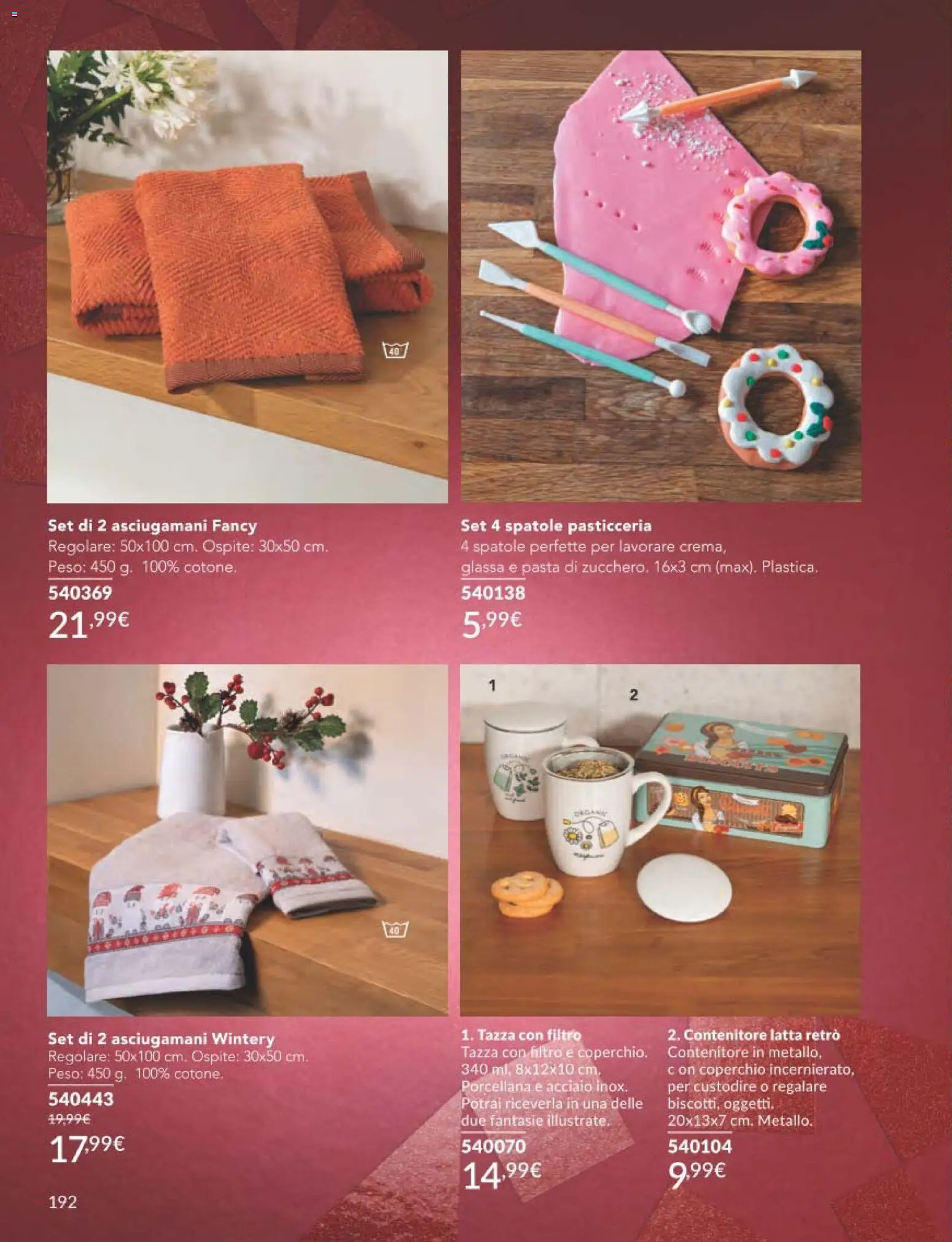 Volantino Avon del 01.12.2025 | Pagina: 192 | Prodotti: Pasta, Contenitore, Glassa