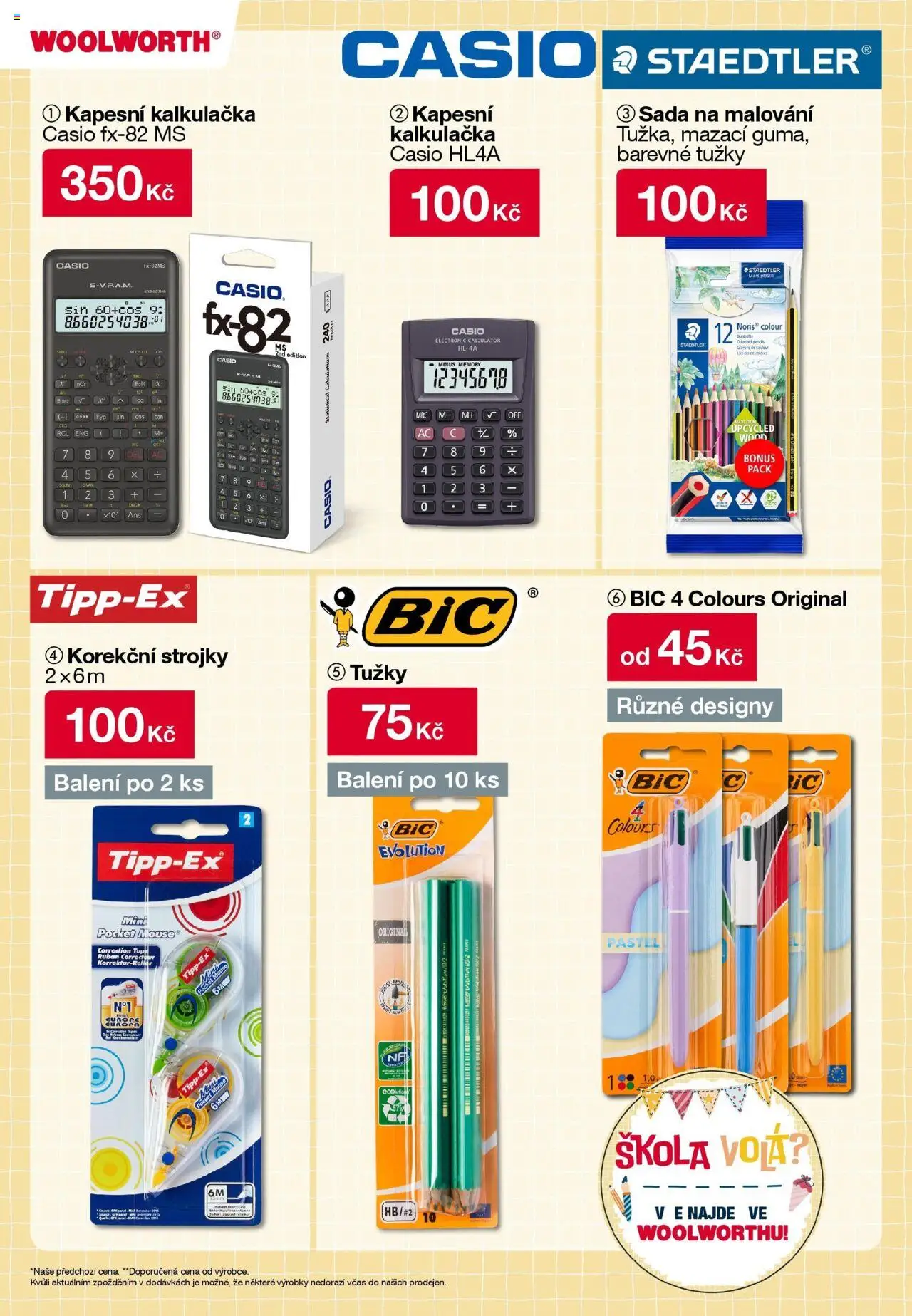 Woolworth leták od 22.08.2025 - akční nabídka | Strana: 19 | Produkty: Kalkulačka