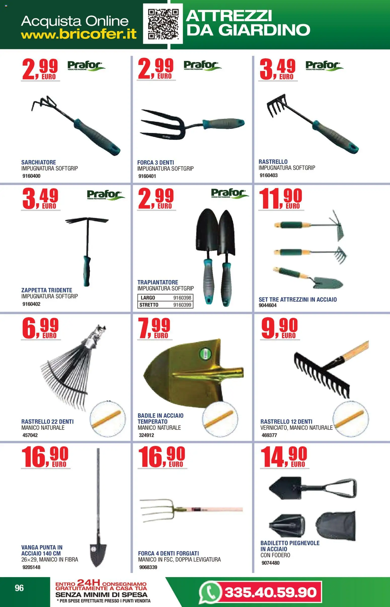 Volantino Self del 14.04.2026 | Pagina: 96 | Prodotti: Vanga, Rastrello