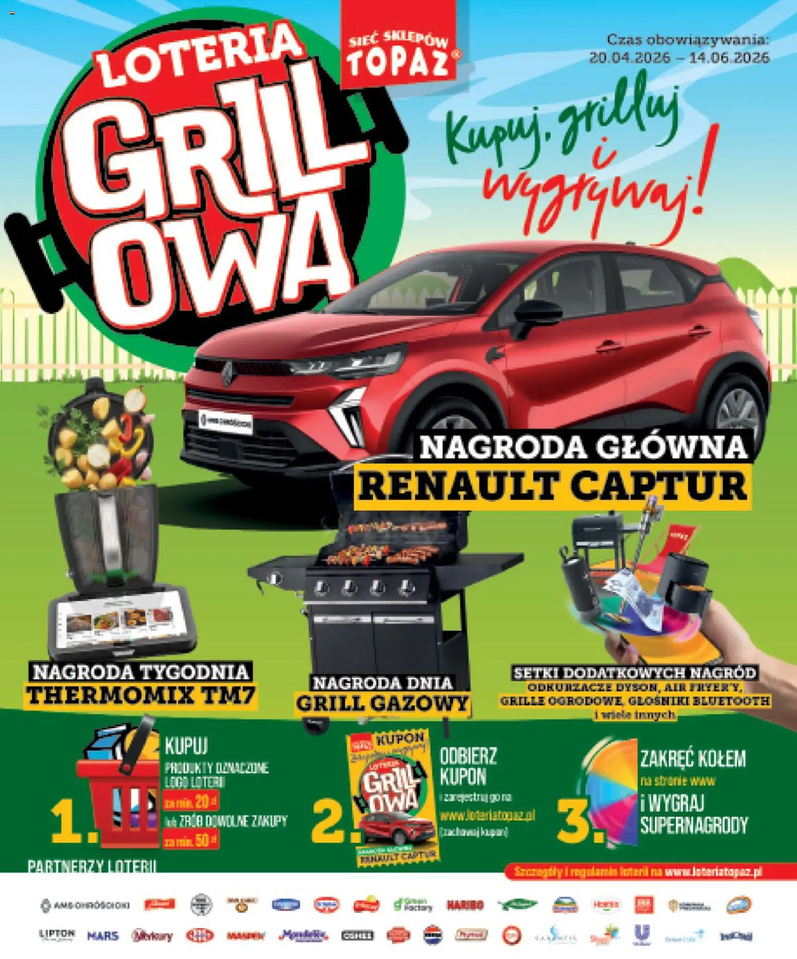 Topaz gazetka - Express od 16.04.2026 | Strona: 2 | Produkty: Grill, Grill gazowy