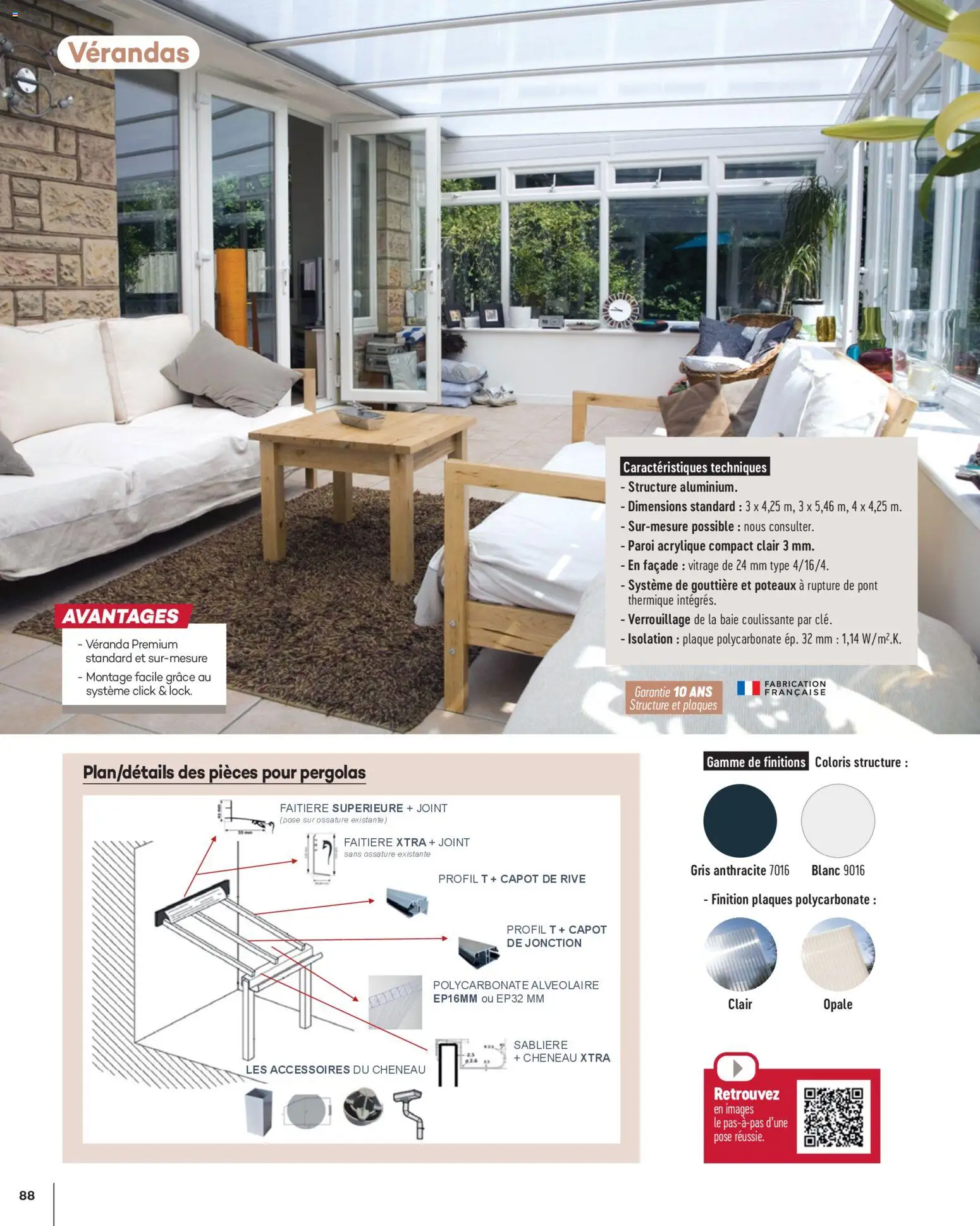 {H1} | Page: 88 | Produits: Baie coulissante, Gouttière