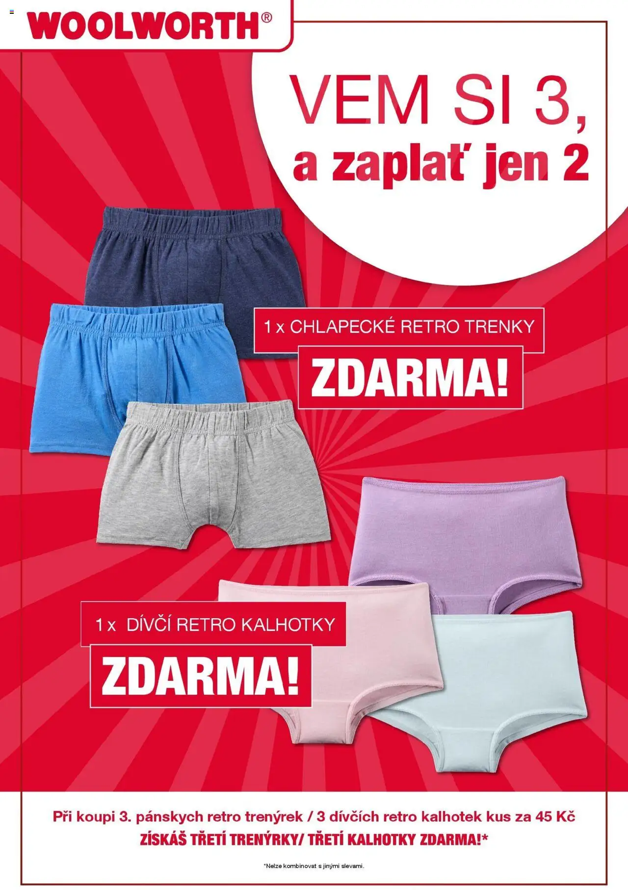 Woolworth leták od 08.08.2025 - akční nabídka | Strana: 21 | Produkty: Kalhotky, Trenky