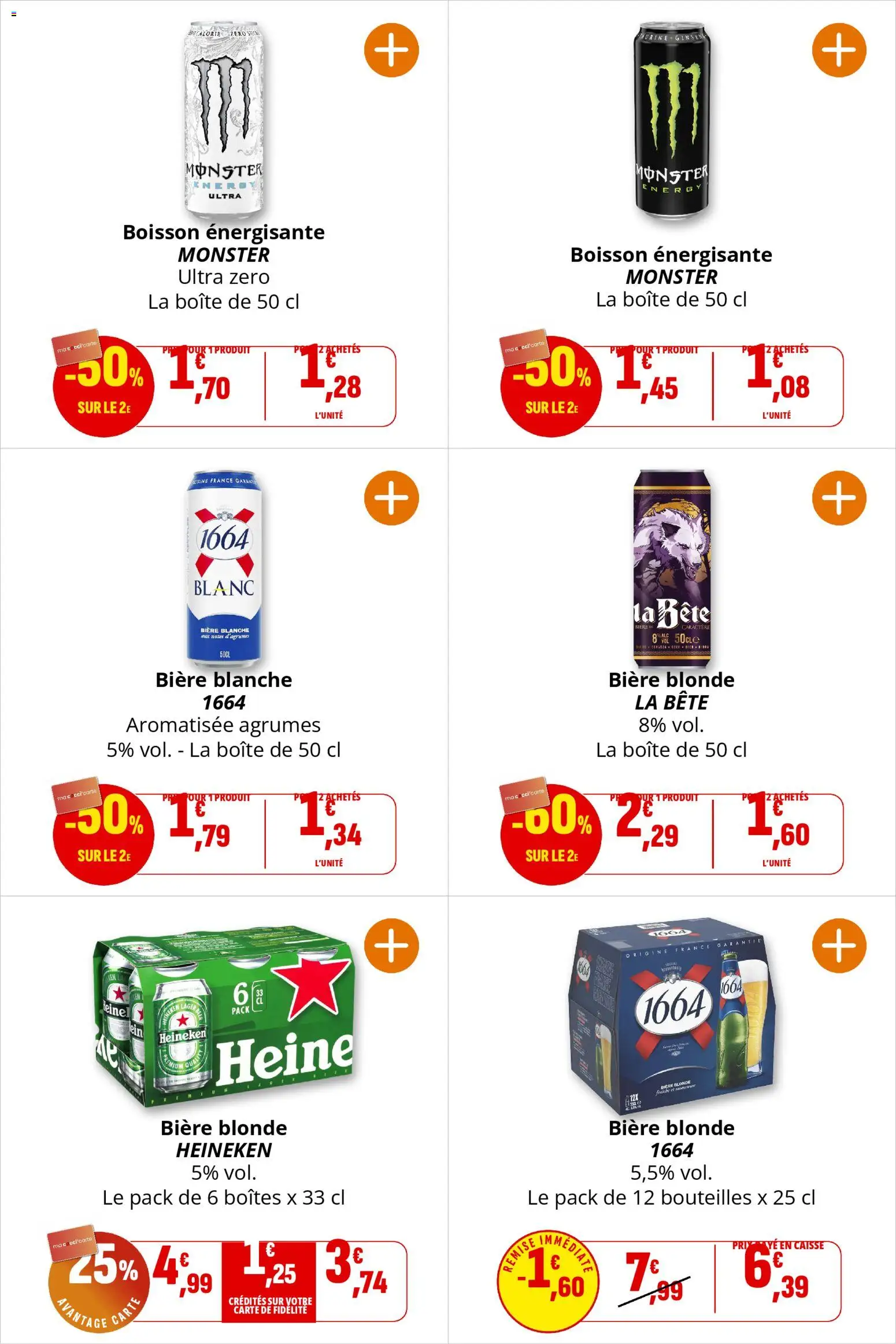 {H1} | Page: 37 | Produits: Biere blonde 1664, Bière blonde, Bière blonde Heineken, Heineken