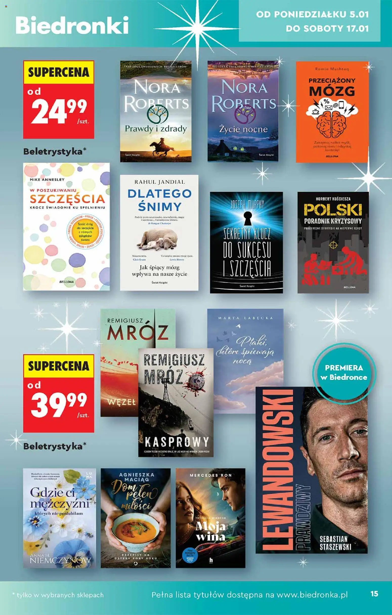 Biedronka gazetka - Hity i inspiracje od 05.01.2026 | Strona: 15 | Produkty: Książki