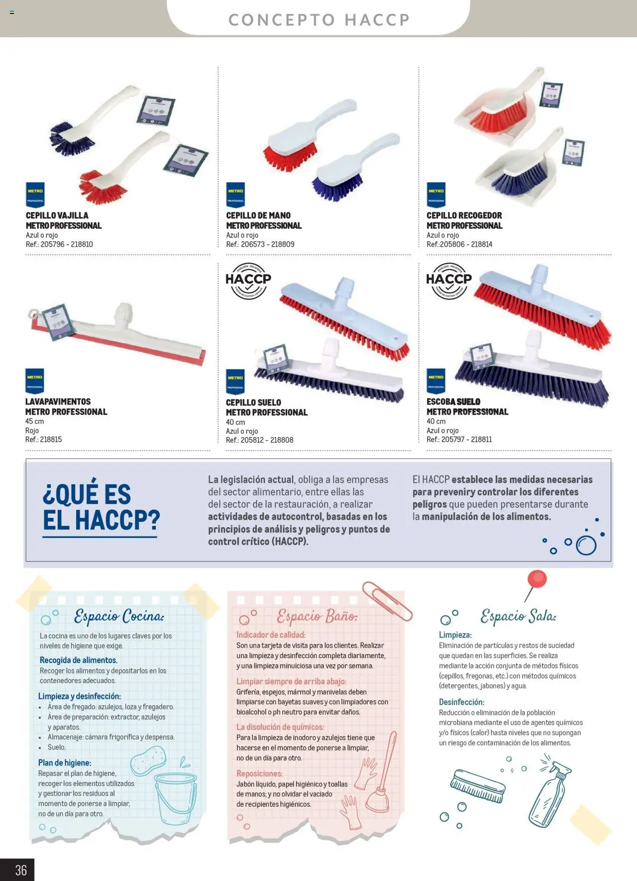 Makro - Catálogo Limpieza │ válido desde el 13.03.2025 | Página: 36 | Productos: Cepillo, Escoba, Cámara, Almacenaje