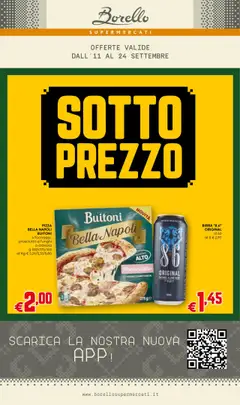 Anteprima del volantino Volantino Borello Supermercati valido a partire dal 11.09.2025