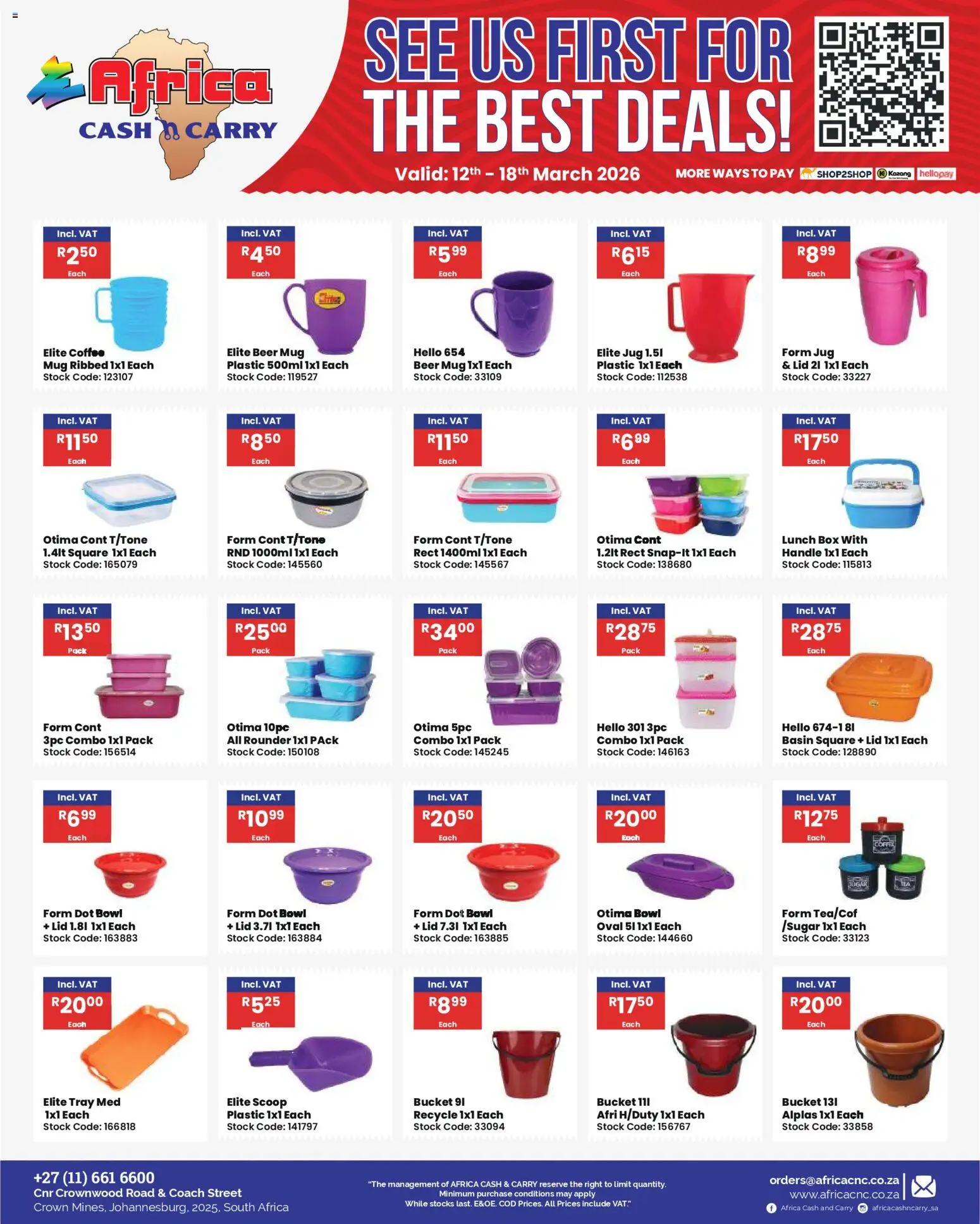New Africa Cash & Carry catalogue – valid from 12.03.2026 | Page: 35 | Products: Box, Coffee, Beer, Stock
