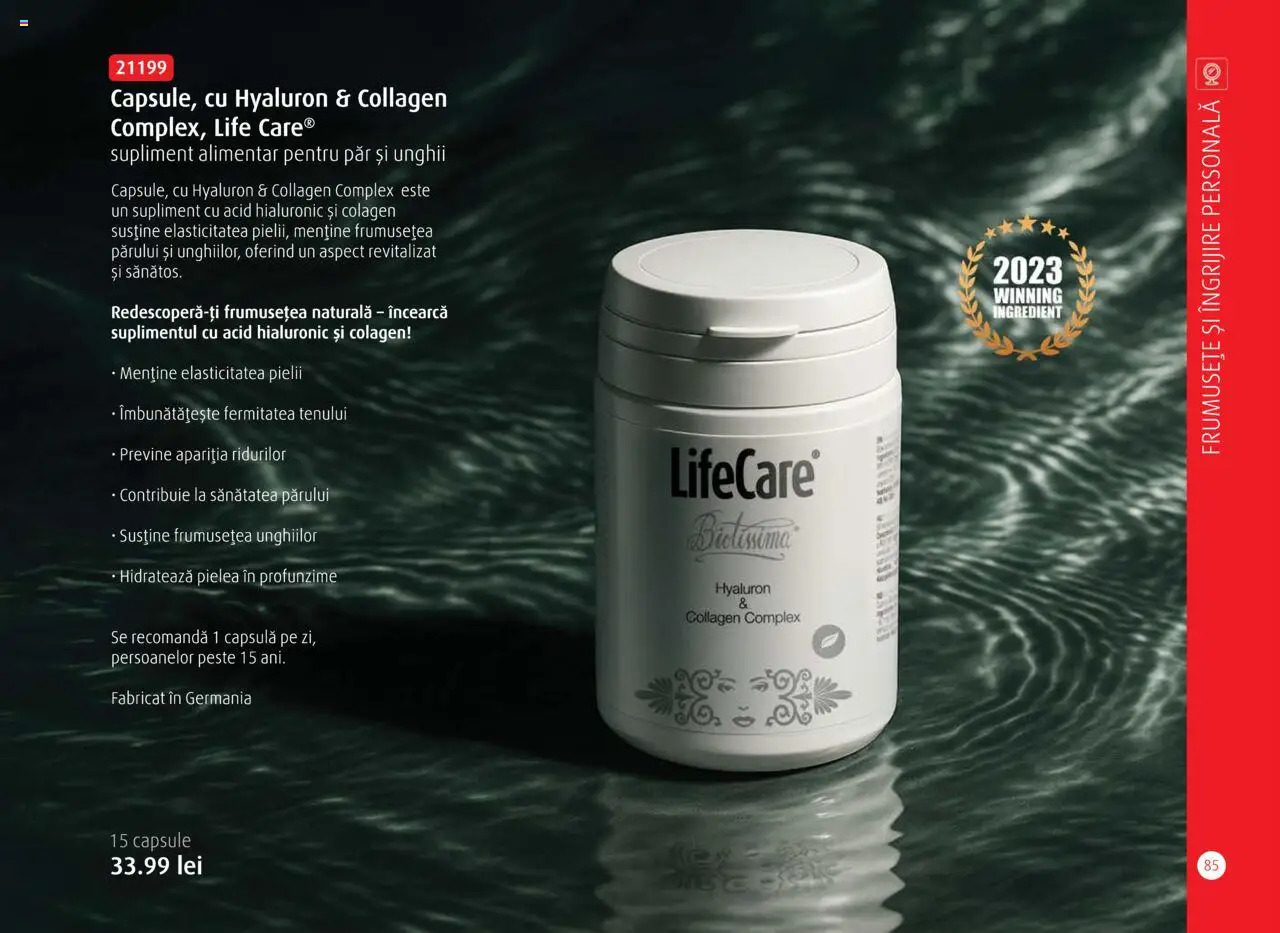Noul catalog Life Care – valabil de la 01.10.2025 | Pagină: 87 | Produse: Pește