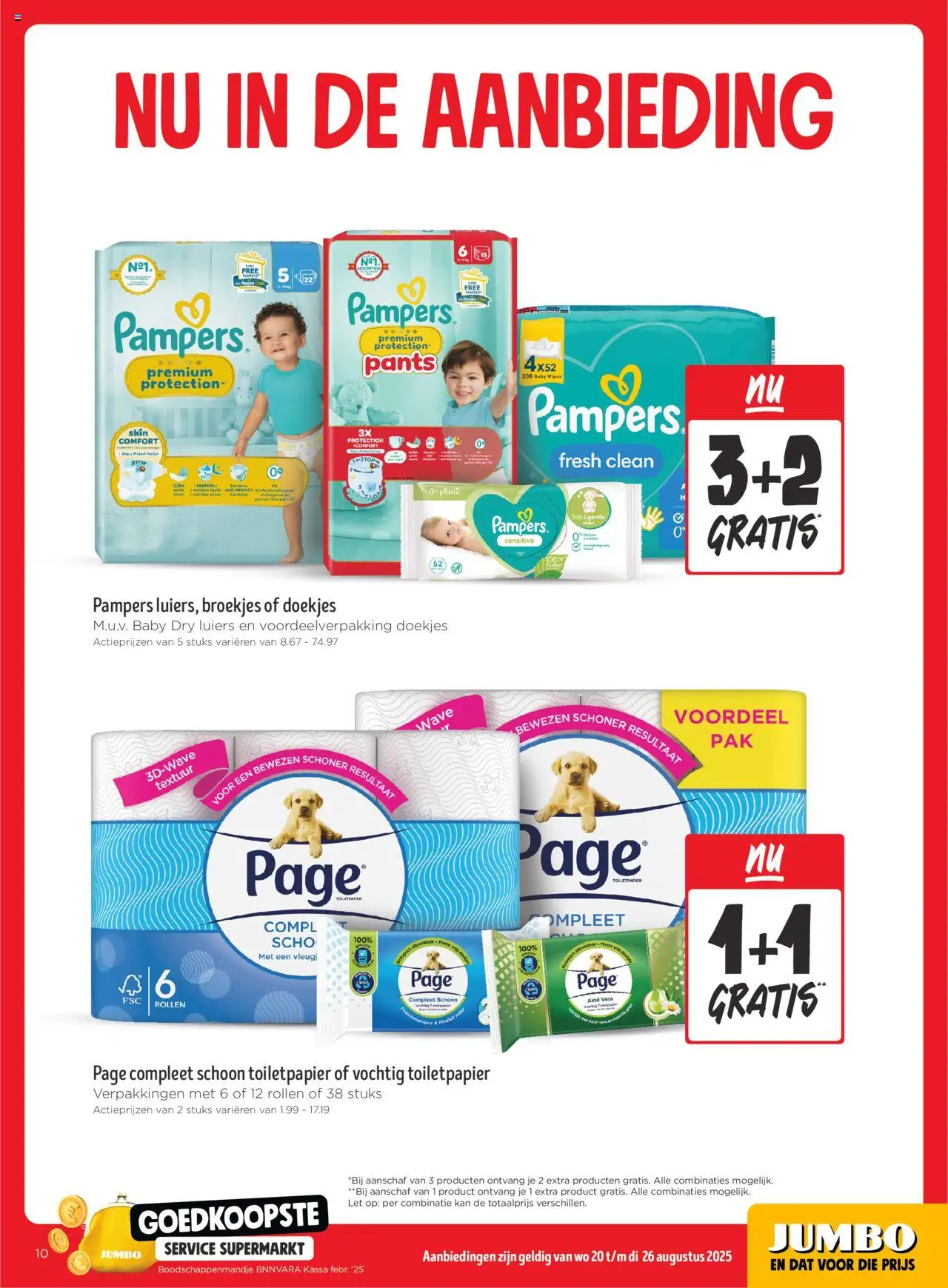  | Pagina: 10 | Producten: Ostyalap, Kan, Pampers, Toiletpapier