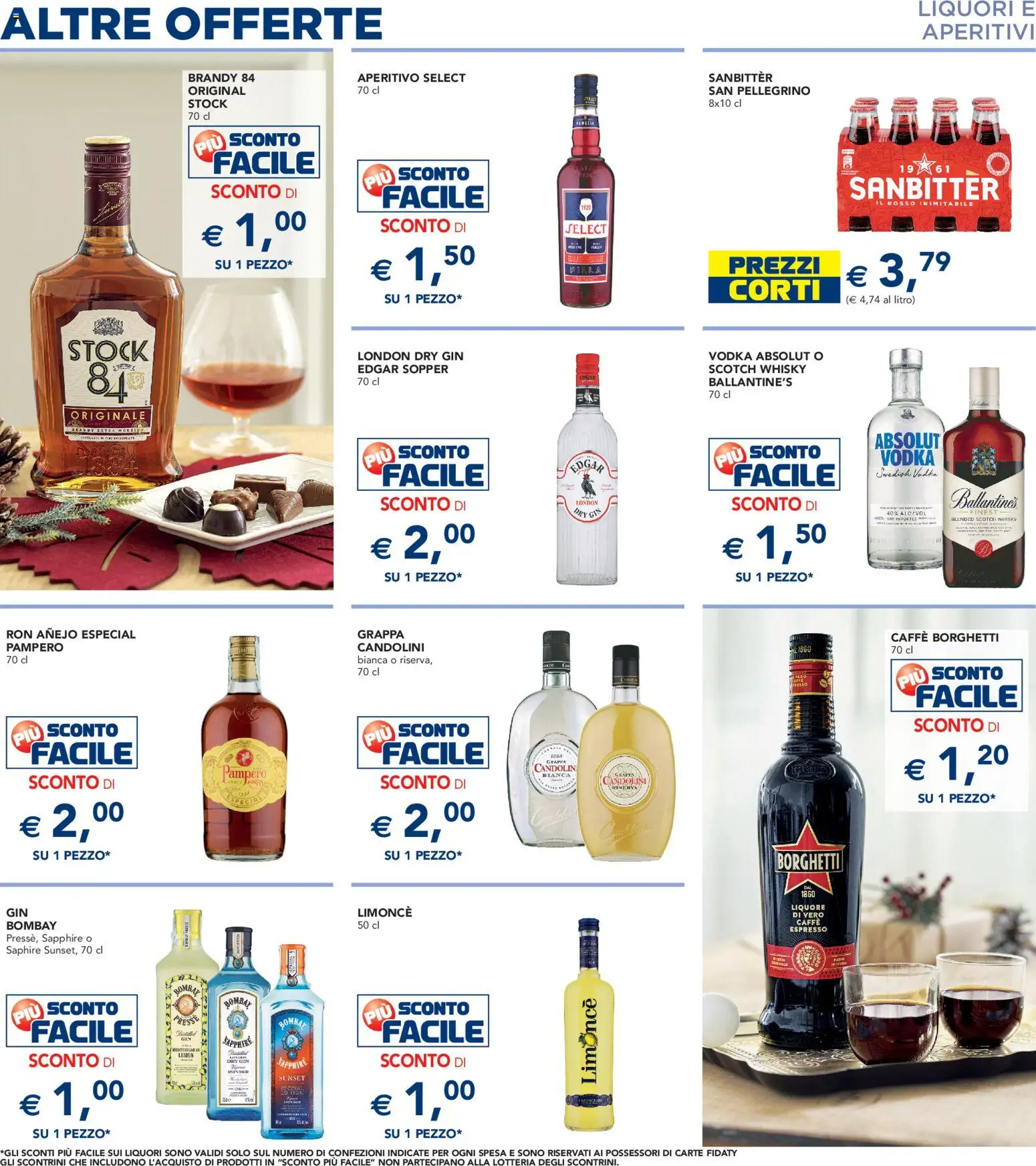 Volantino Esselunga S del 01.12.2025 | Pagina: 14 | Prodotti: Liquore, Grappa, Brandy, Aperitivo