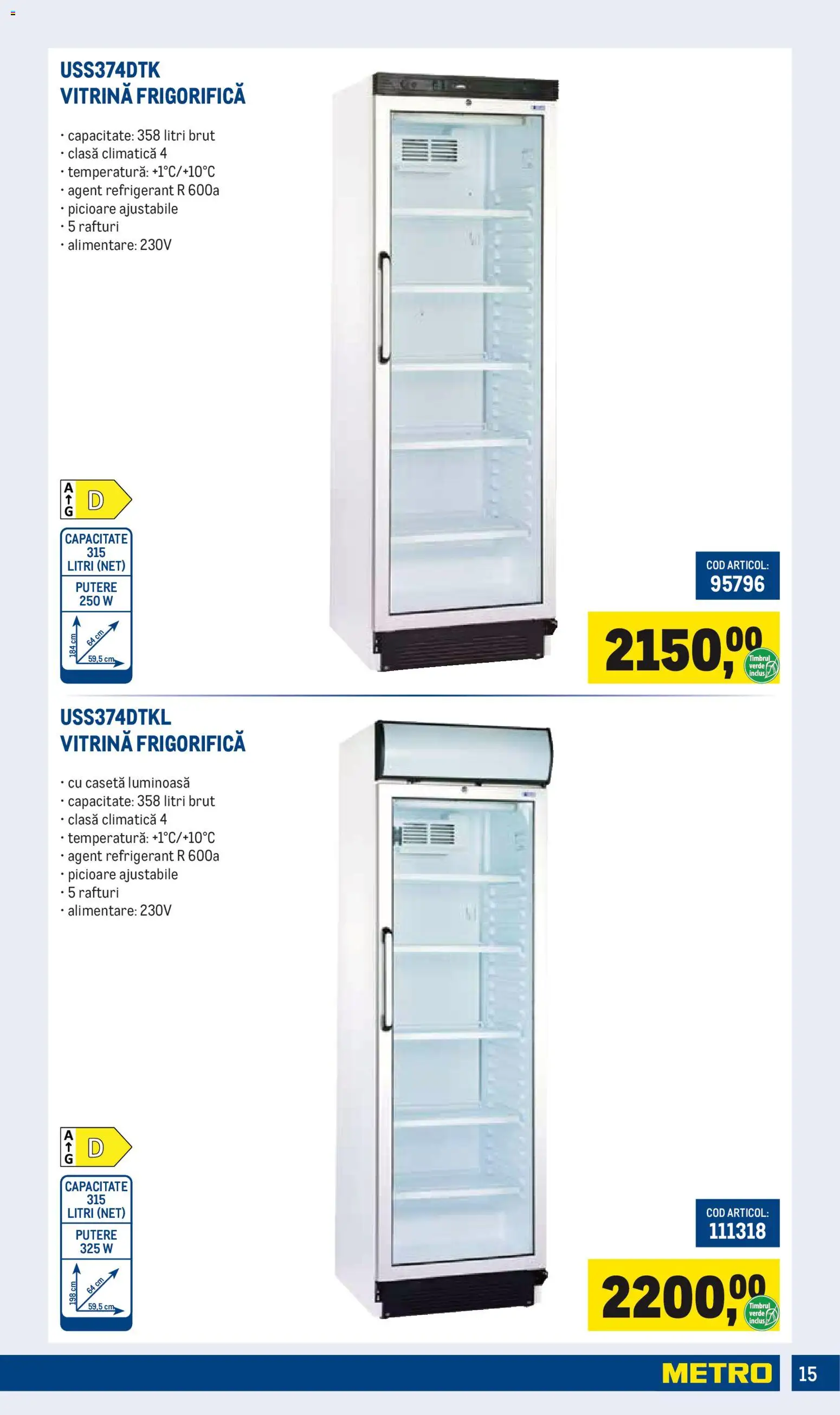 Noul catalog Metro – valabil de la 05.01.2026 | Pagină: 15 | Produse: Vitrină