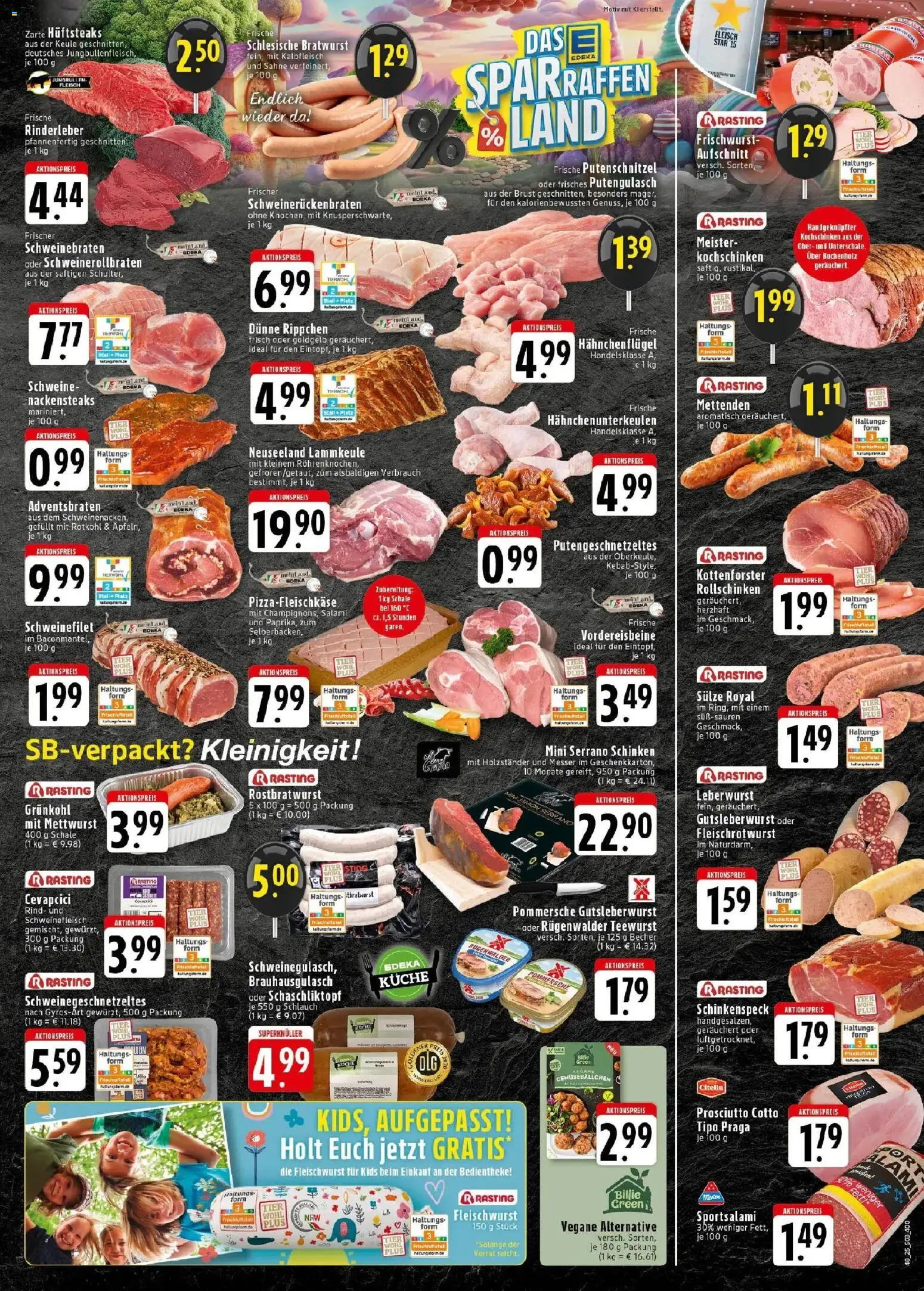 Edeka prospekt Bad Honnef	 – gültig ab 23.11.2025 | Seite: 3 | Produkte: Putenschnitzel, Serrano schinken, Schinken, Schweinefleisch