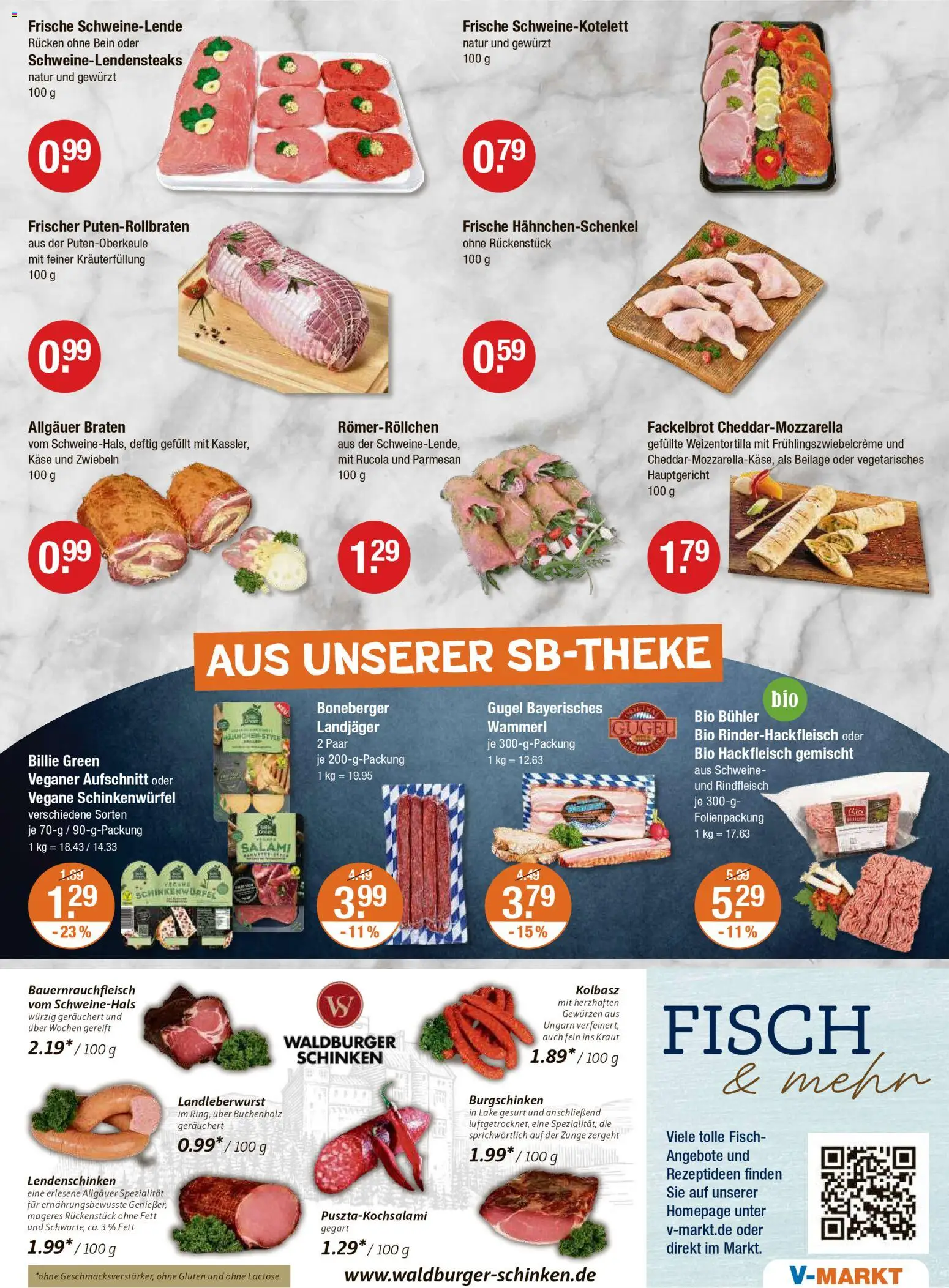 V-Markt - M&#252;nchen – gültig ab 20.11.2025 | Seite: 3 | Produkte: Rucola, Kraut, Schinken, Hackfleisch