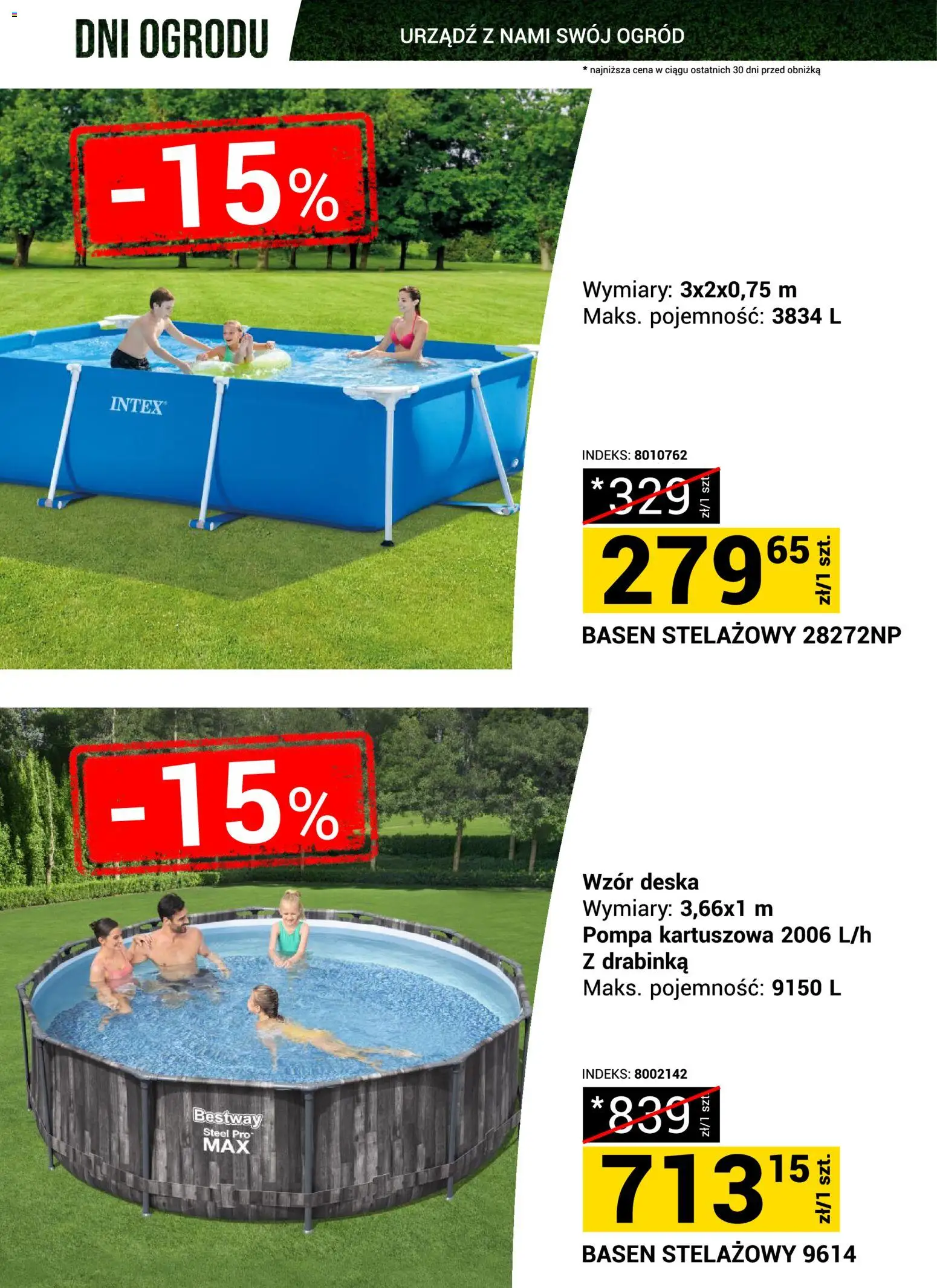 Merkury Market gazetka - Dni ogrodu od 18.04.2026 | Strona: 33 | Produkty: Basen