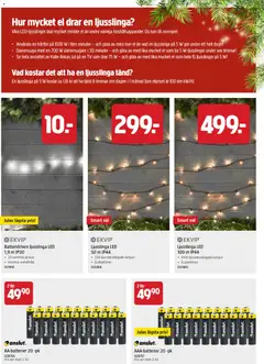 Jula - erbjudanden - Förhandsvisning av reklamblad från butik Jula aktuell från 30.10.2025 | Sida: 13 | Produkter: Dammsugare, Tv, Ljusslinga