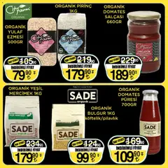 17.04.2026 tarihinden itibaren geçerli olan Sarıyer kataloğu önizlemesi | Sayfa: 24 | Ürünler: Raf, Ravioli, Pirinç, Yulaf