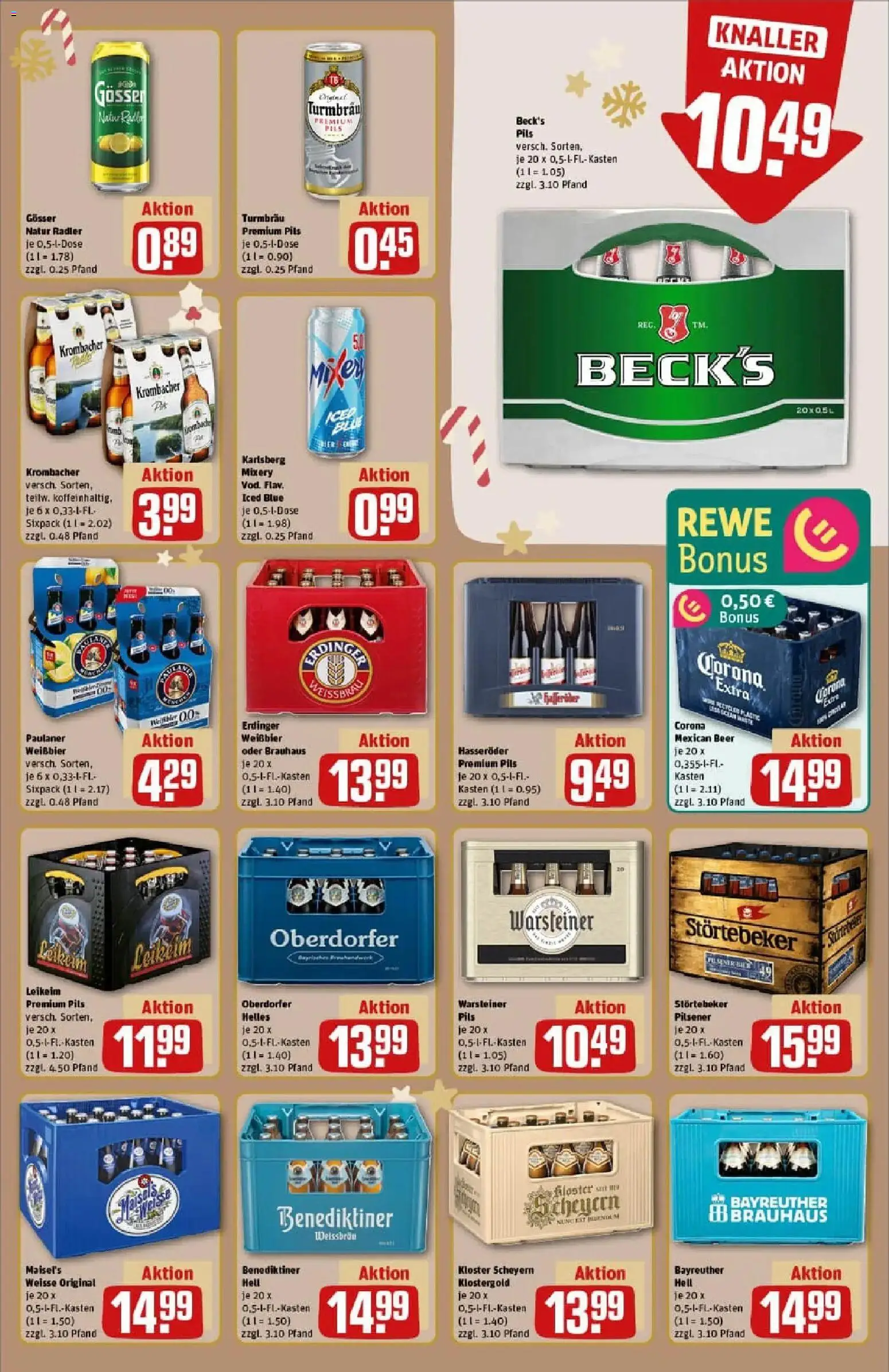Rewe prospekt Hessisch Lichtenau	 – gültig ab 01.12.2025 | Seite: 15 | Produkte: Erdinger, Pils, Benediktiner hell, Hasseröder