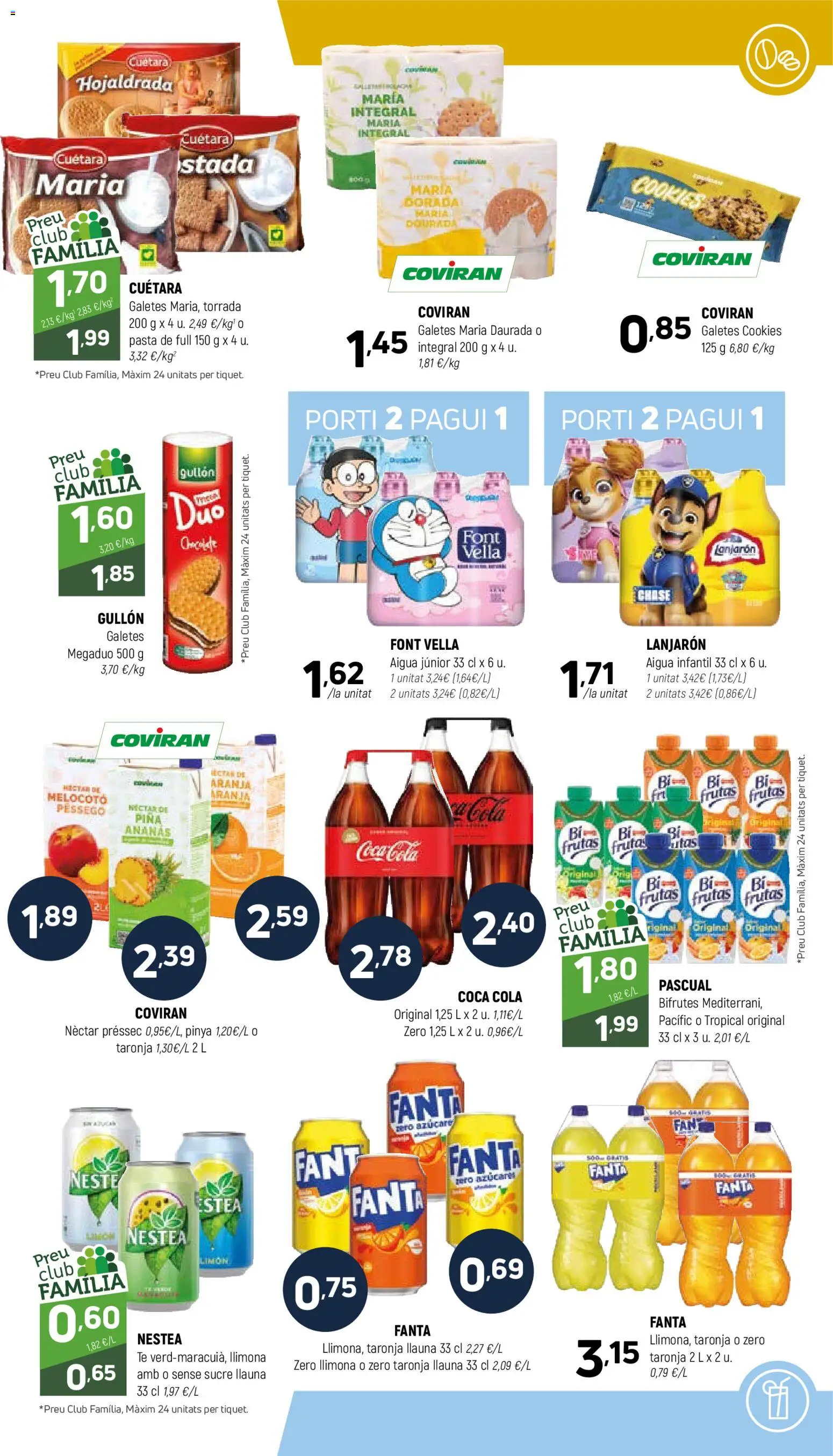 Coviran - Barcelona │ válido desde el 24.02.2026 | Página: 11 | Productos: Piña, Pasta, Té, Néctar