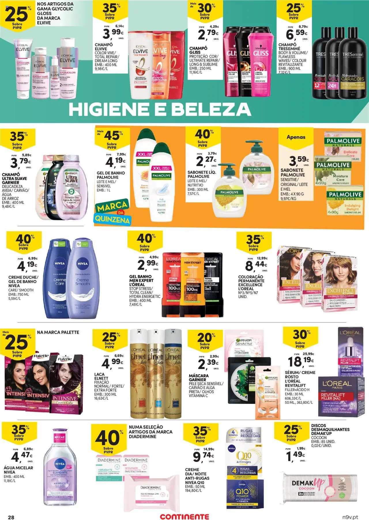 Continente - Açores: Como é bom saborear o verão │ válido de 07.08.2025 | Página: 28 | Produtos: Gloss, Água micelar, Vitamina c, Mel