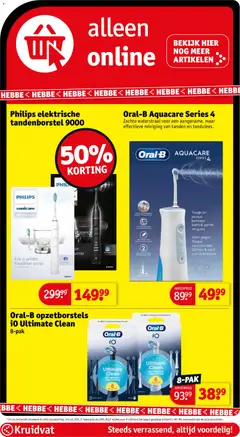 Philips elektrische tandenborstel 9000, Elektrische tandenborstel 9000 - Voorbeeld van een folder van Kruidvat, geldig van 25.11.2025 | Pagina: 108 | Producten: Tandenborstel, Kan, Elektrische tandenborstel, Festék