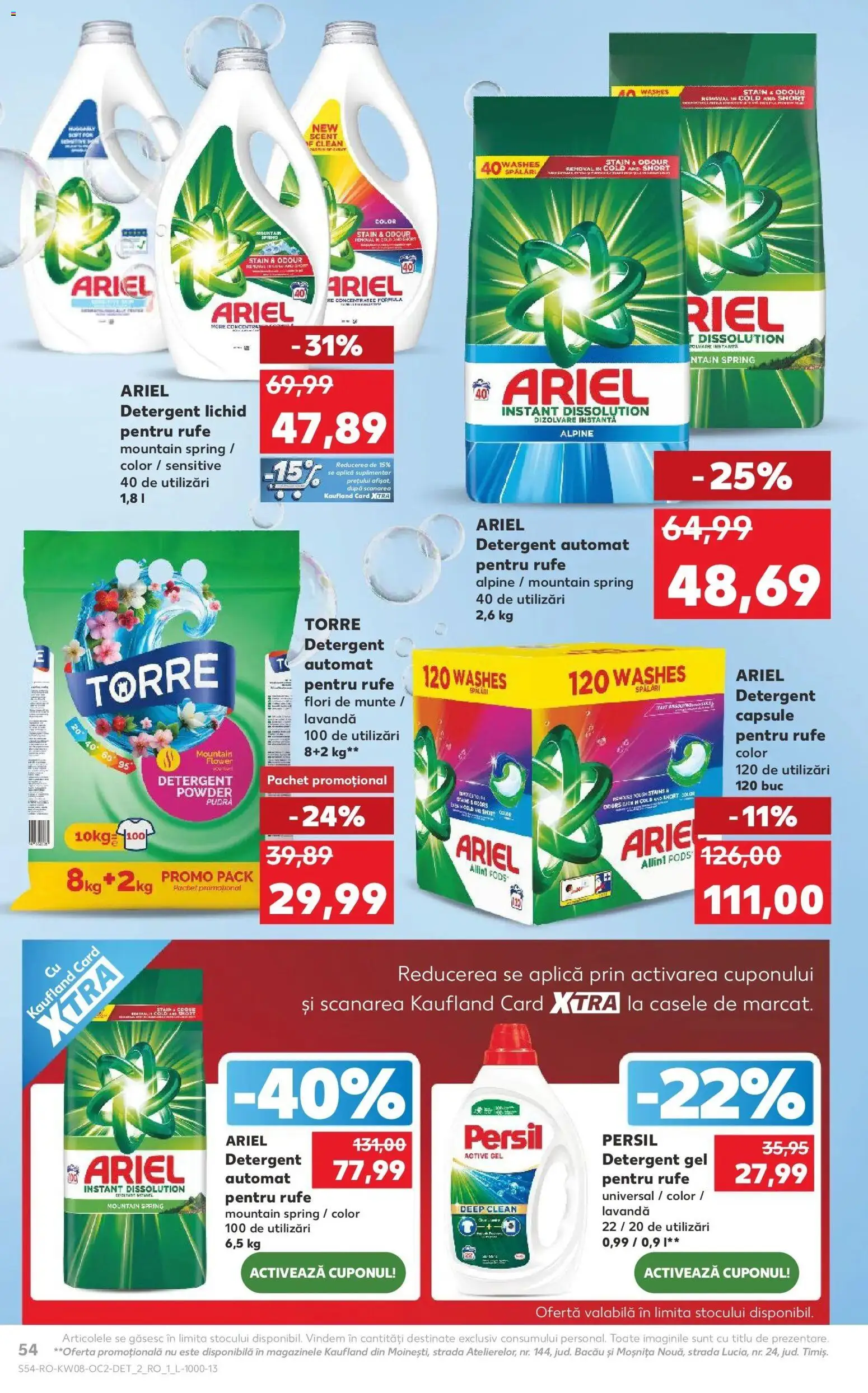 Noul catalog Kaufland – valabil de la 18.02.2026 | Pagină: 54 | Produse: Pomelo, Kedi Ödül Oyuncakları, Pudră, Detergent