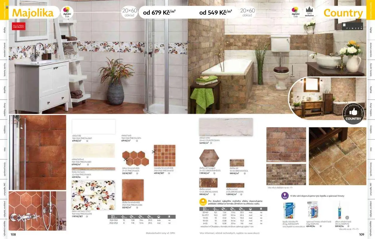 Siko koupelny katalog Koupelny 2025/2026 od 14.10.2025 | Strana: 55 | Produkty: Dlažba, Silikon, Wc