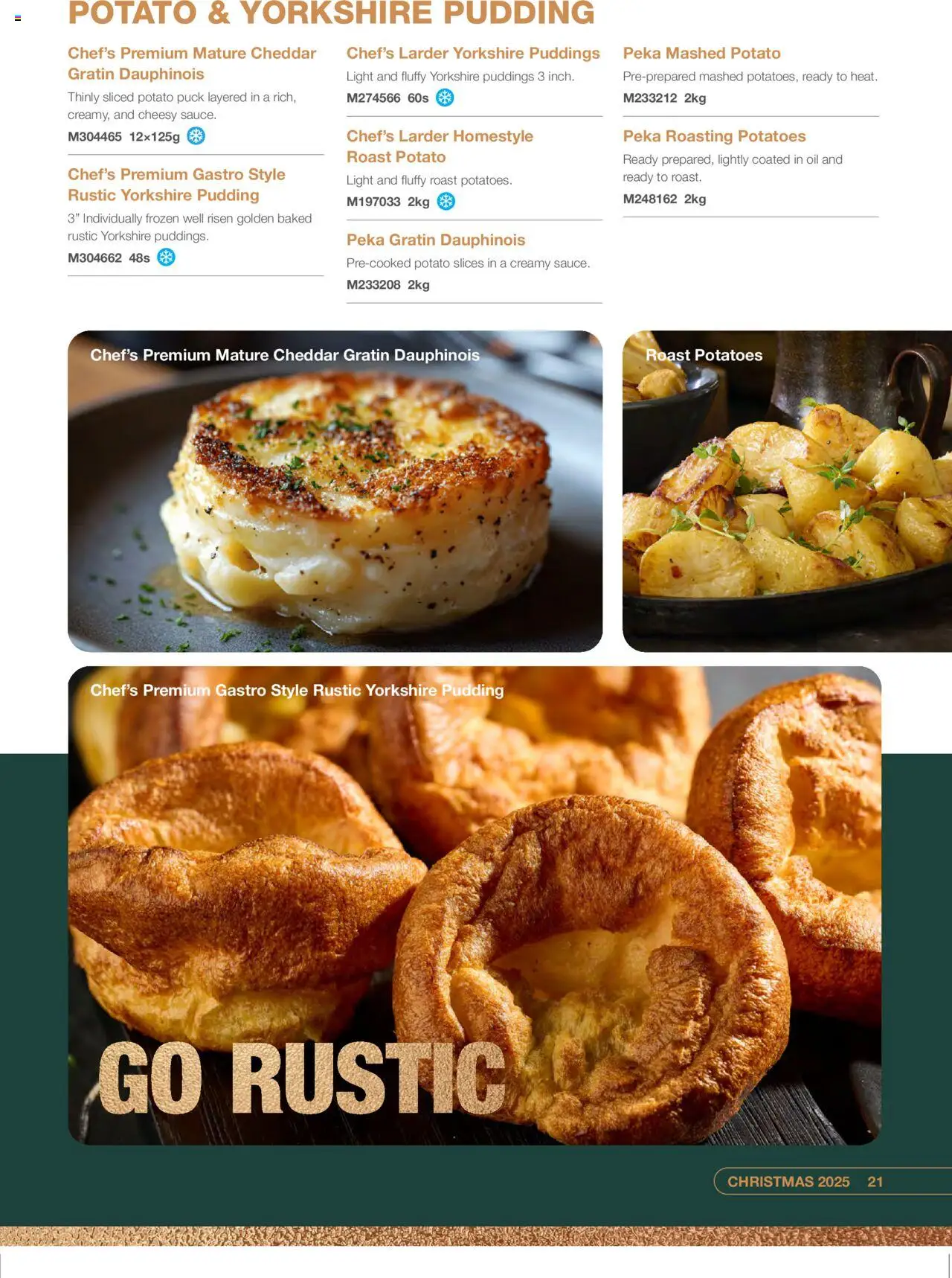  | Page: 21 | Products: Cheddar, Oil, Potatoes, Pudding