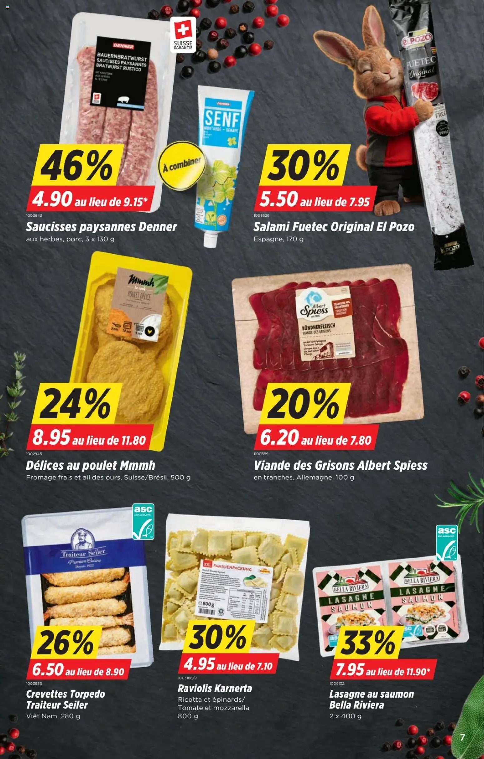 Denner aktionen FR – gültig ab 26.03.2026 | Seite: 7 | Produkte: Salami