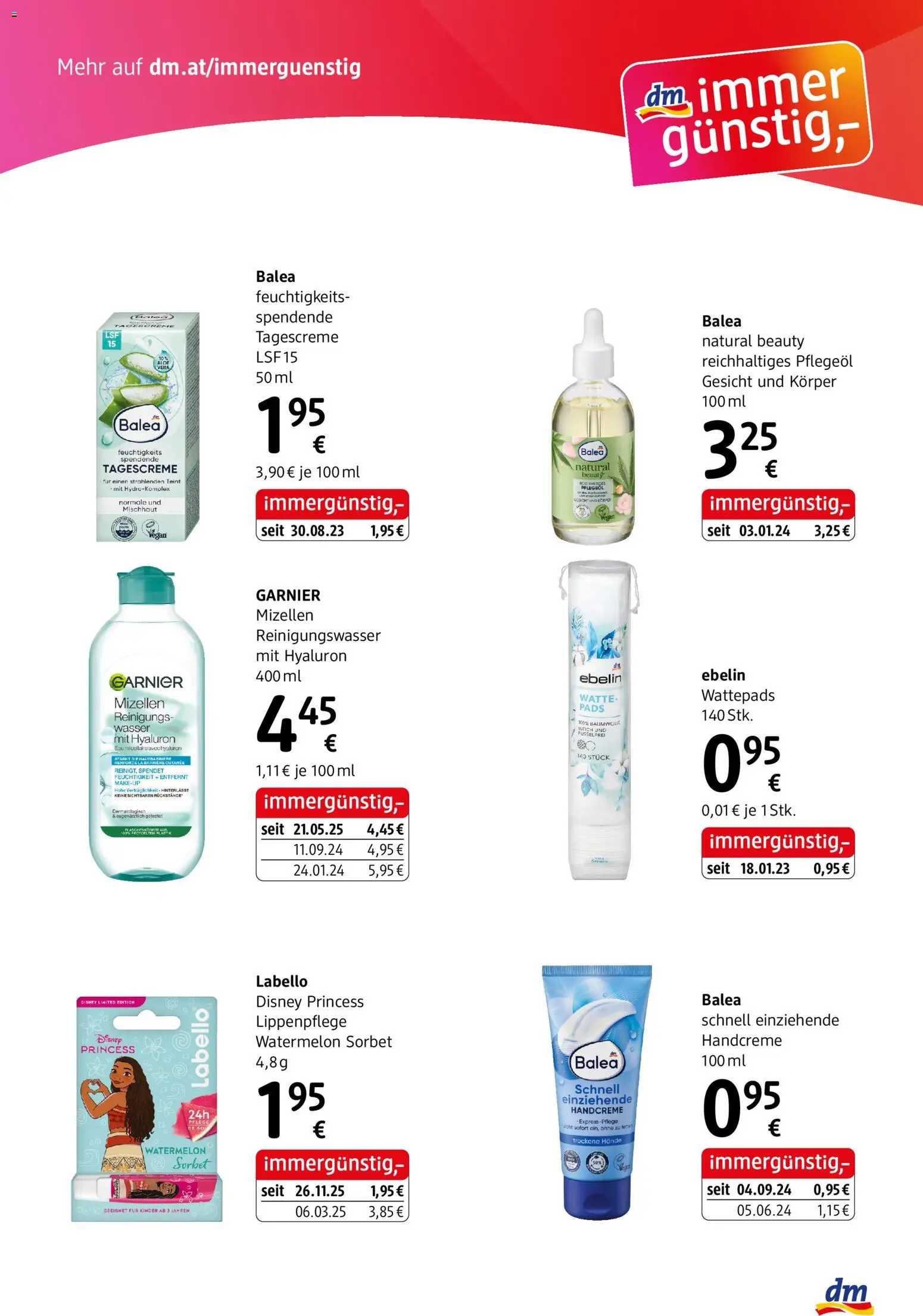 dm drogerie markt Flugblatt Februar 2026 gültig ab 29.01.2026 | Seite: 2 | Produkte: Wasser, Handcreme