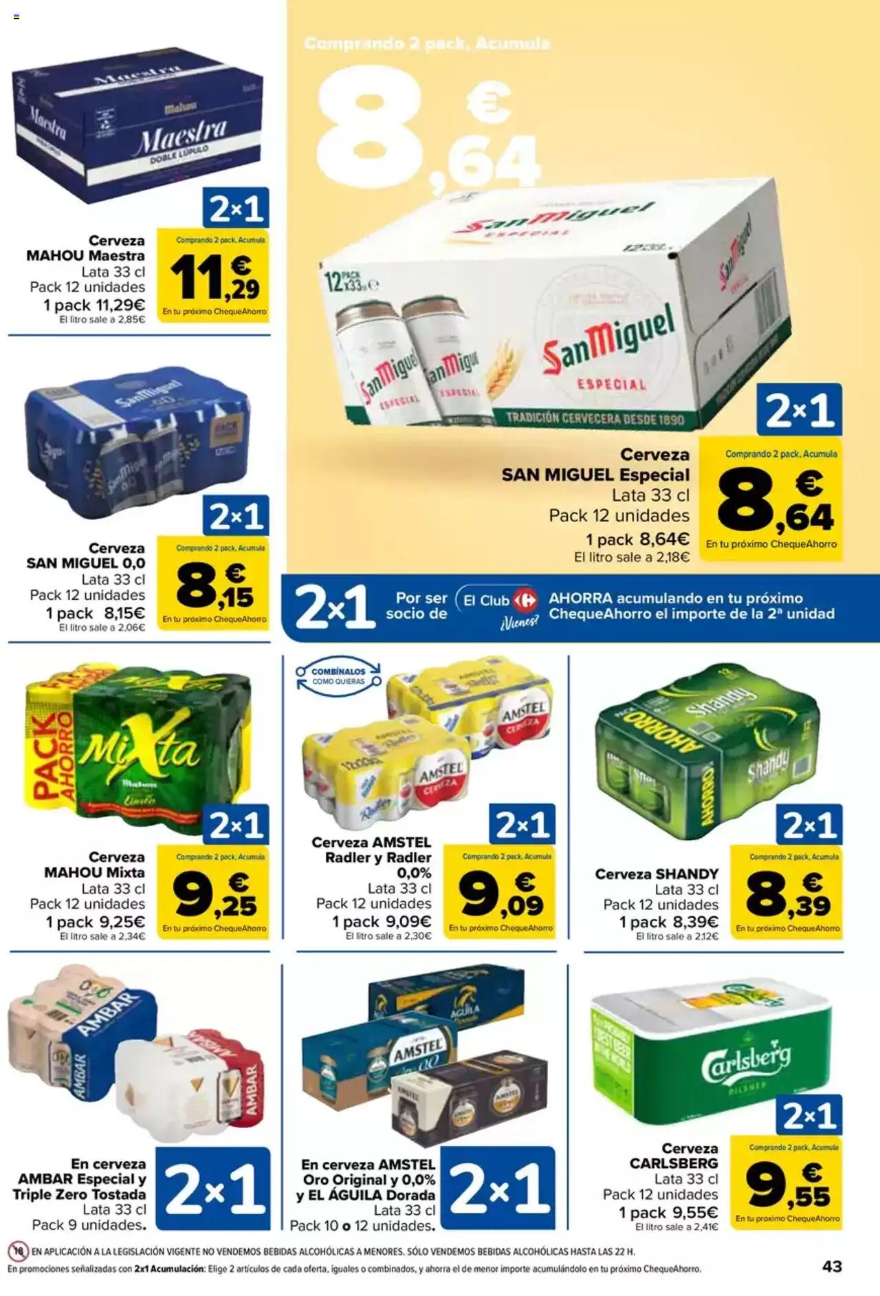 Carrefour folleto │ válido desde el 27.05.2025 | Página: 43 | Productos: Cerveza