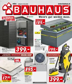 Bauhaus Prospekt aktuell ab 09.03.2026 gültig