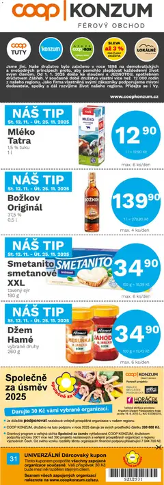 Náhled letáku Konzum leták od 12.11.2025