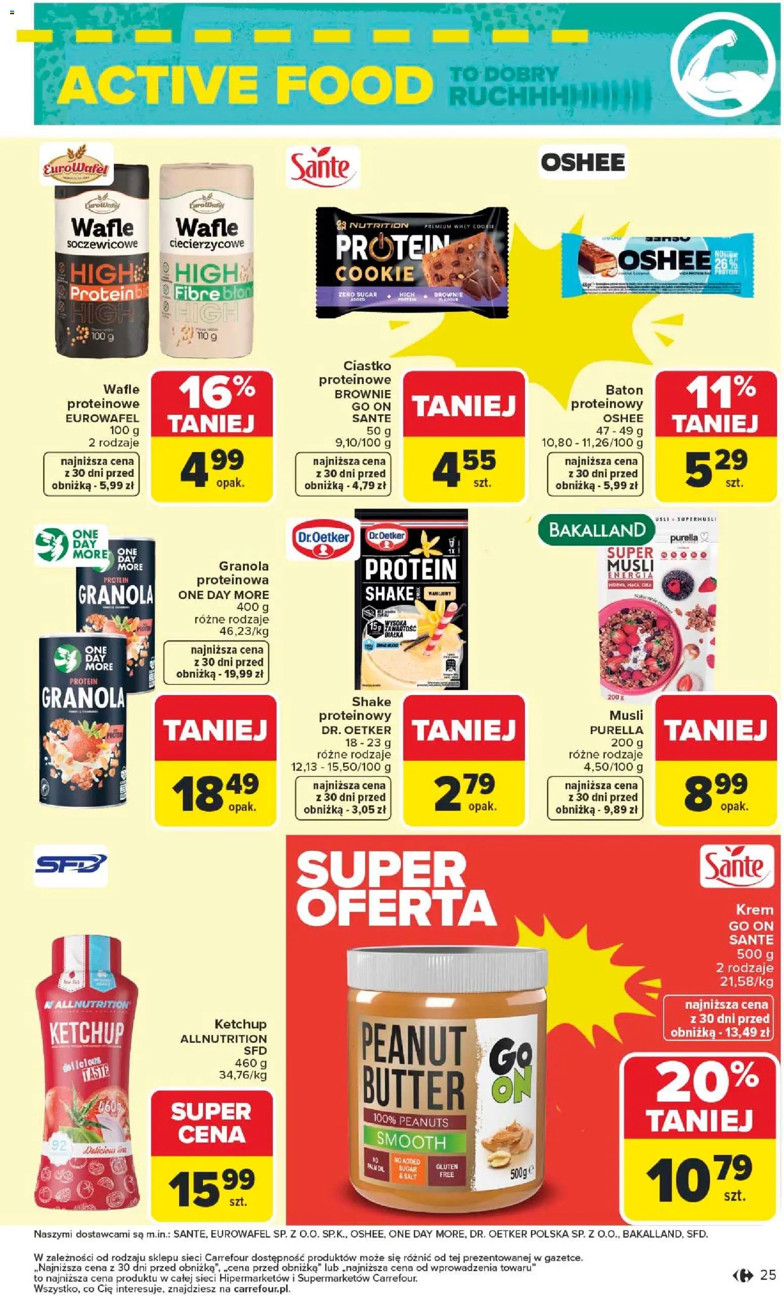 Carrefour Gazetka - Act for food od 05.01.2026 | Strona: 25 | Produkty: Ketchup, Granola, Baton, Musli