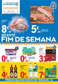 Pré-visualização E.Leclerc Catálogo Fim de Semana válido de 06.02.2026